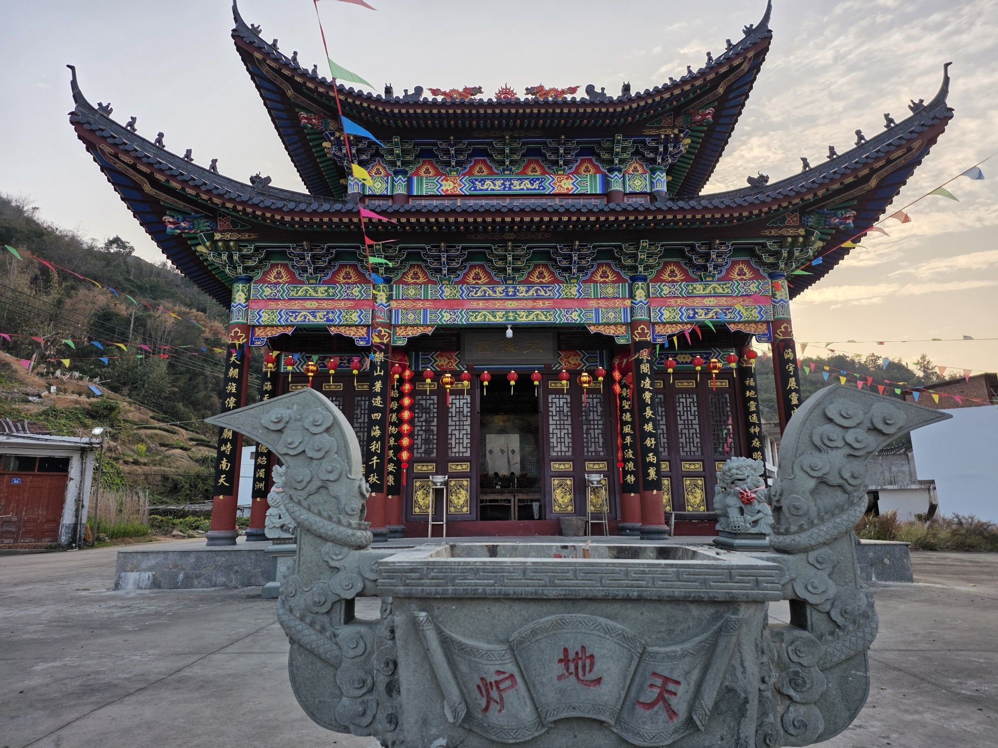 福鼎太姥山蒙湾妈祖天后宫实景照片