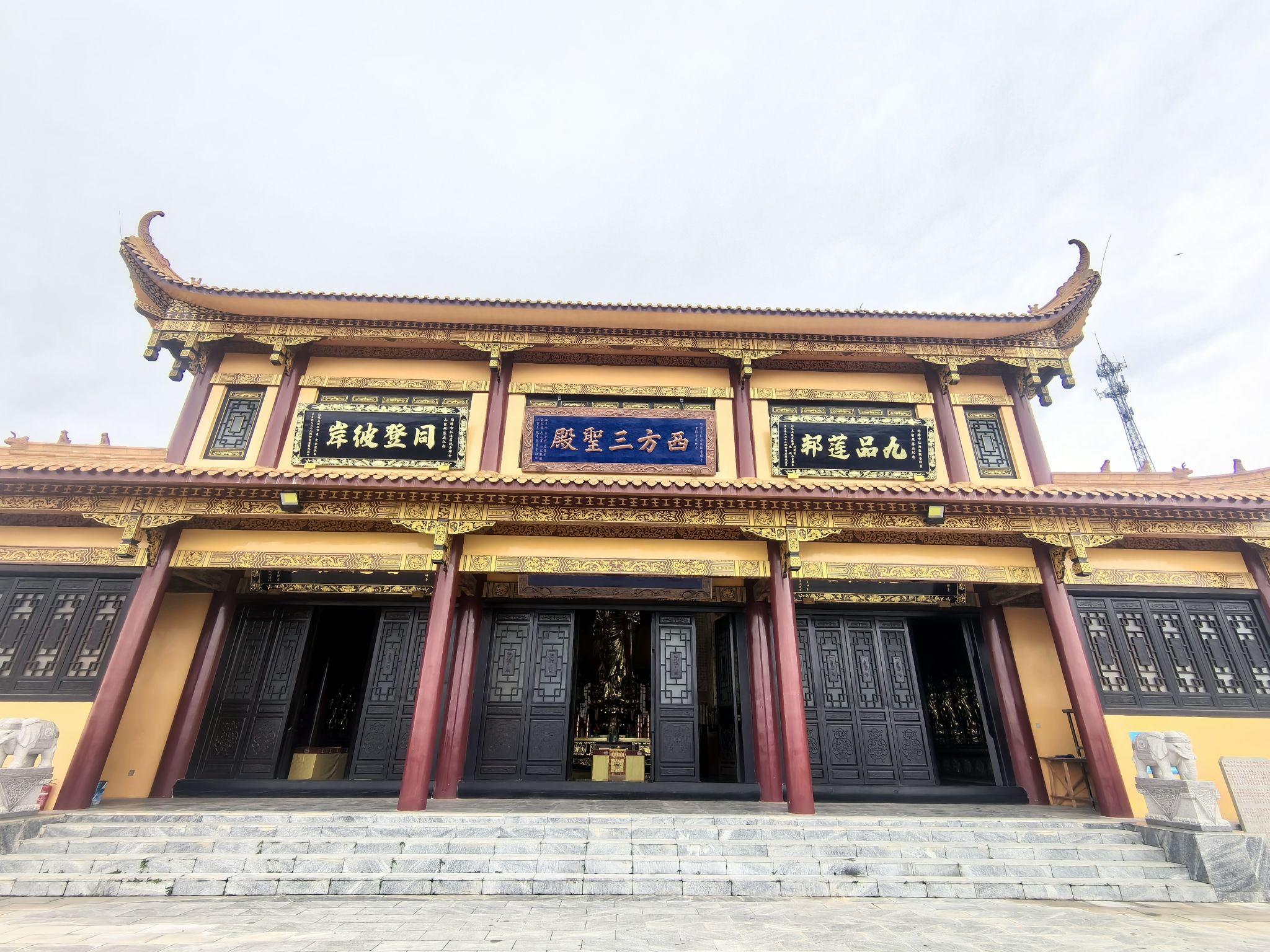 绵阳市仙海风景区观音禅寺实景照片