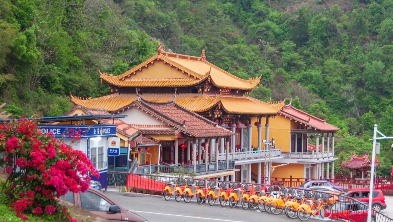 仙游县大蜚山云林古寺实景照片