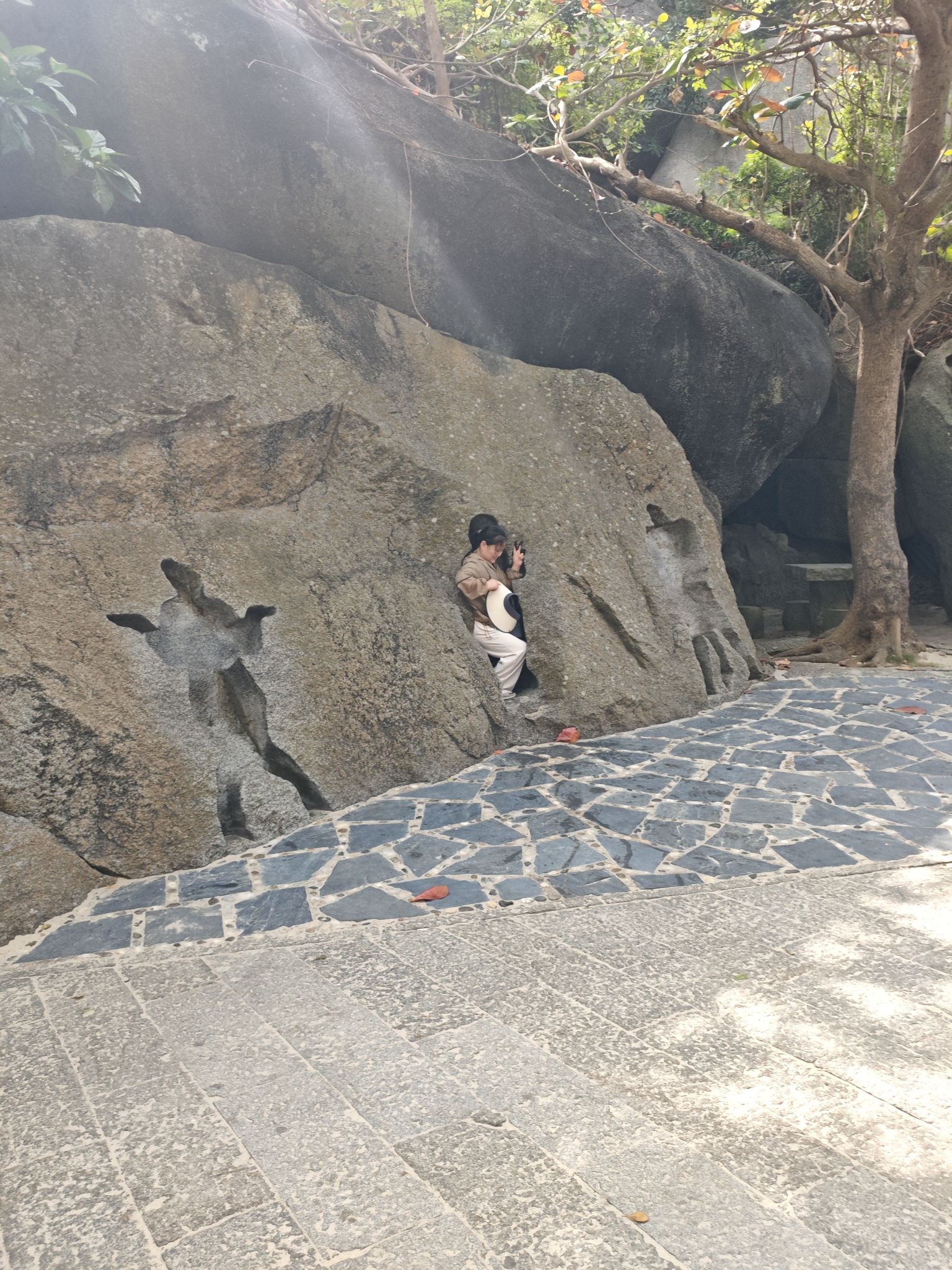 分界洲岛景区-人体墙