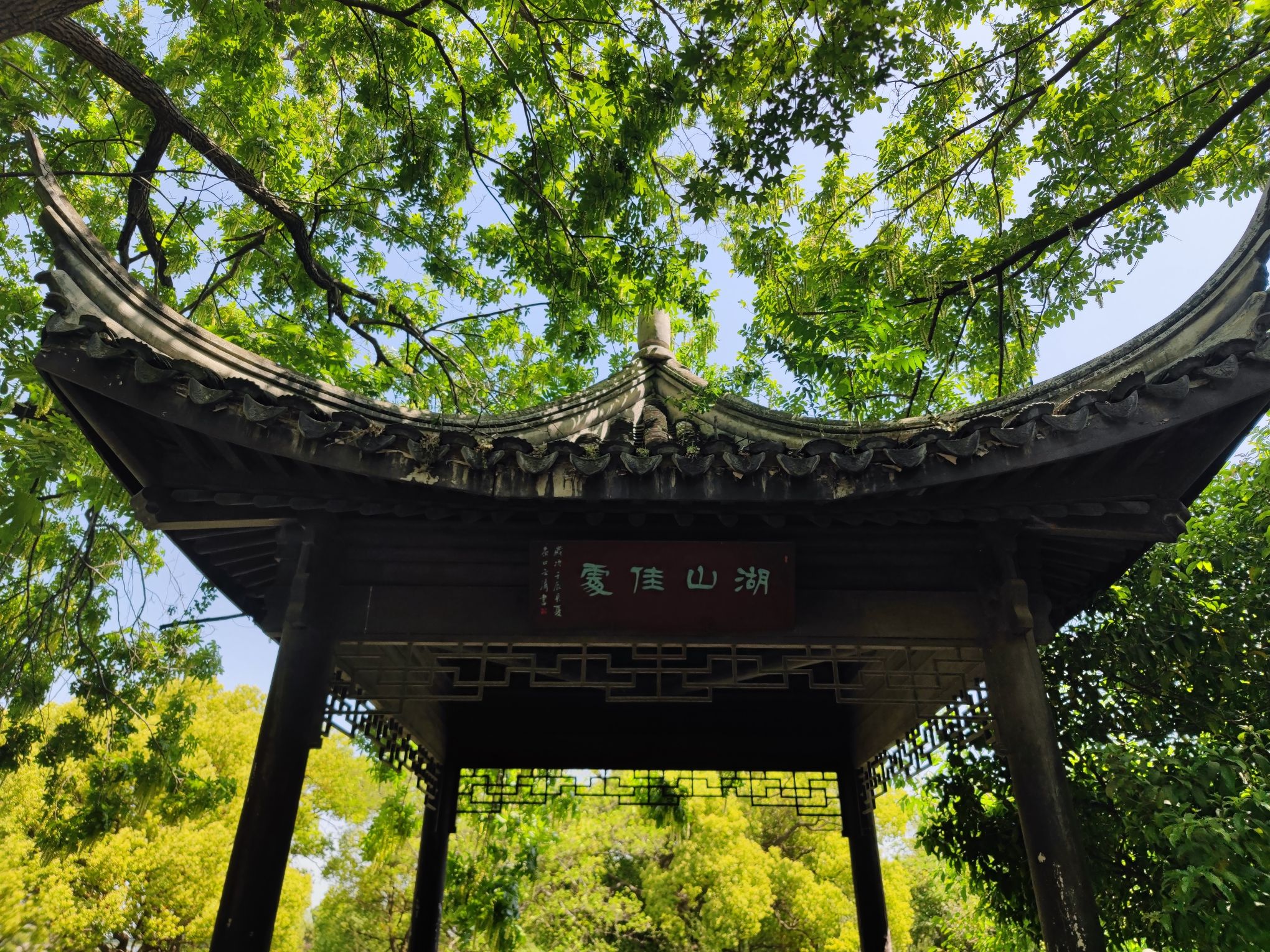 金山公园-湖山