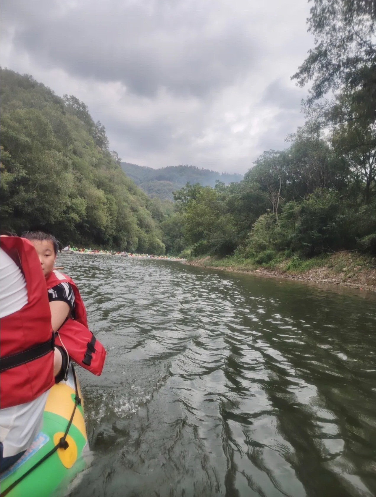 鸳鸯溪漂流终点