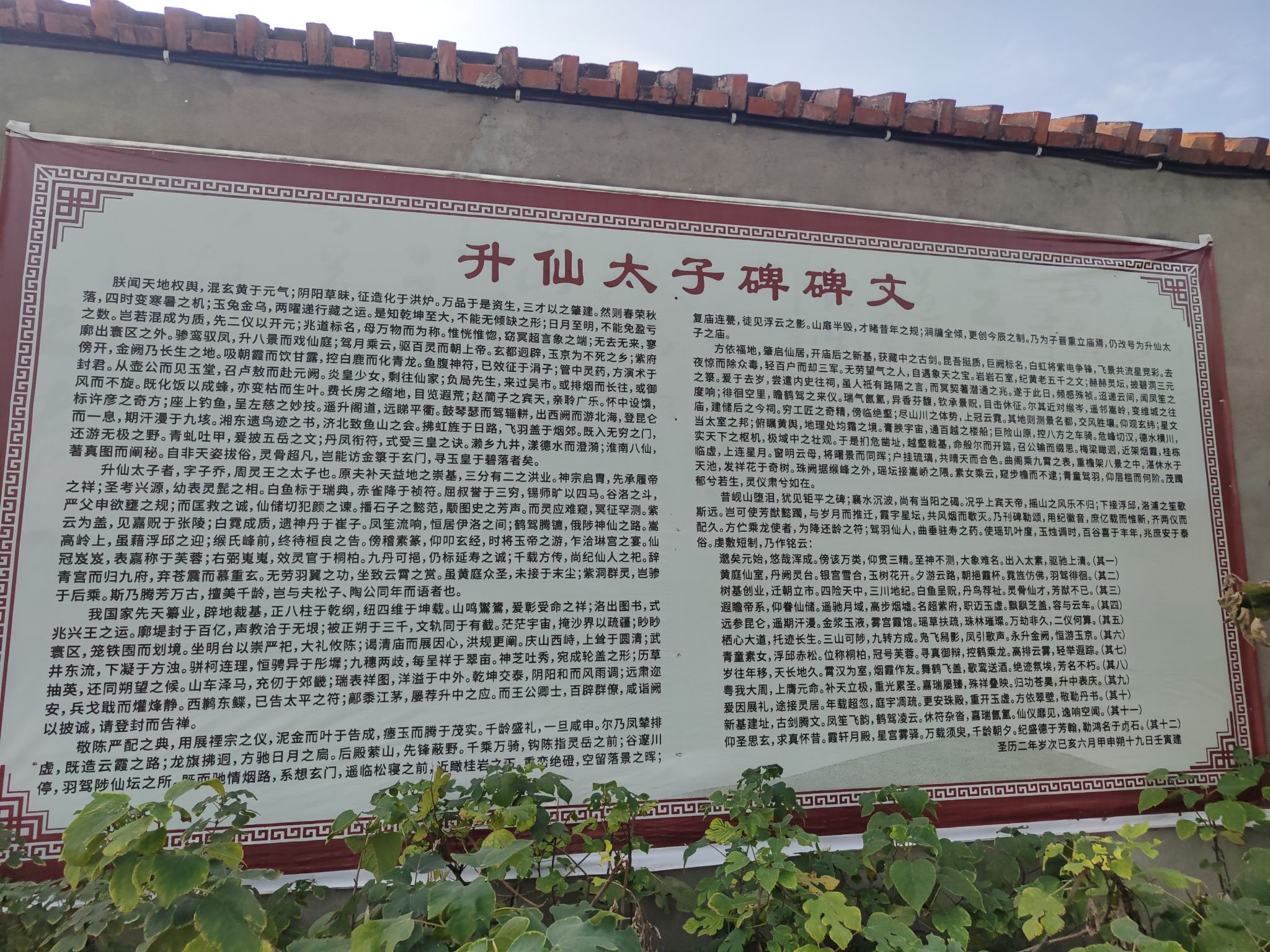 武则天太子升仙碑旅行图片 2