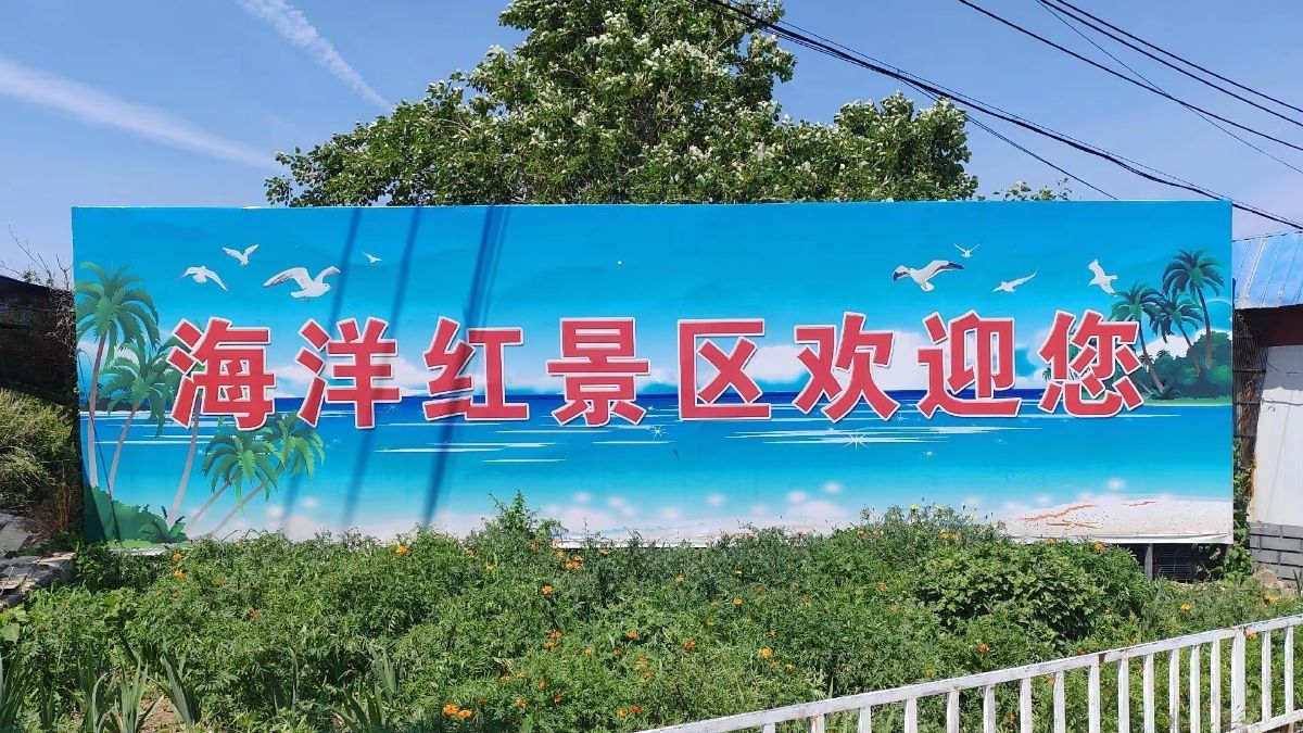 海洋红风景区