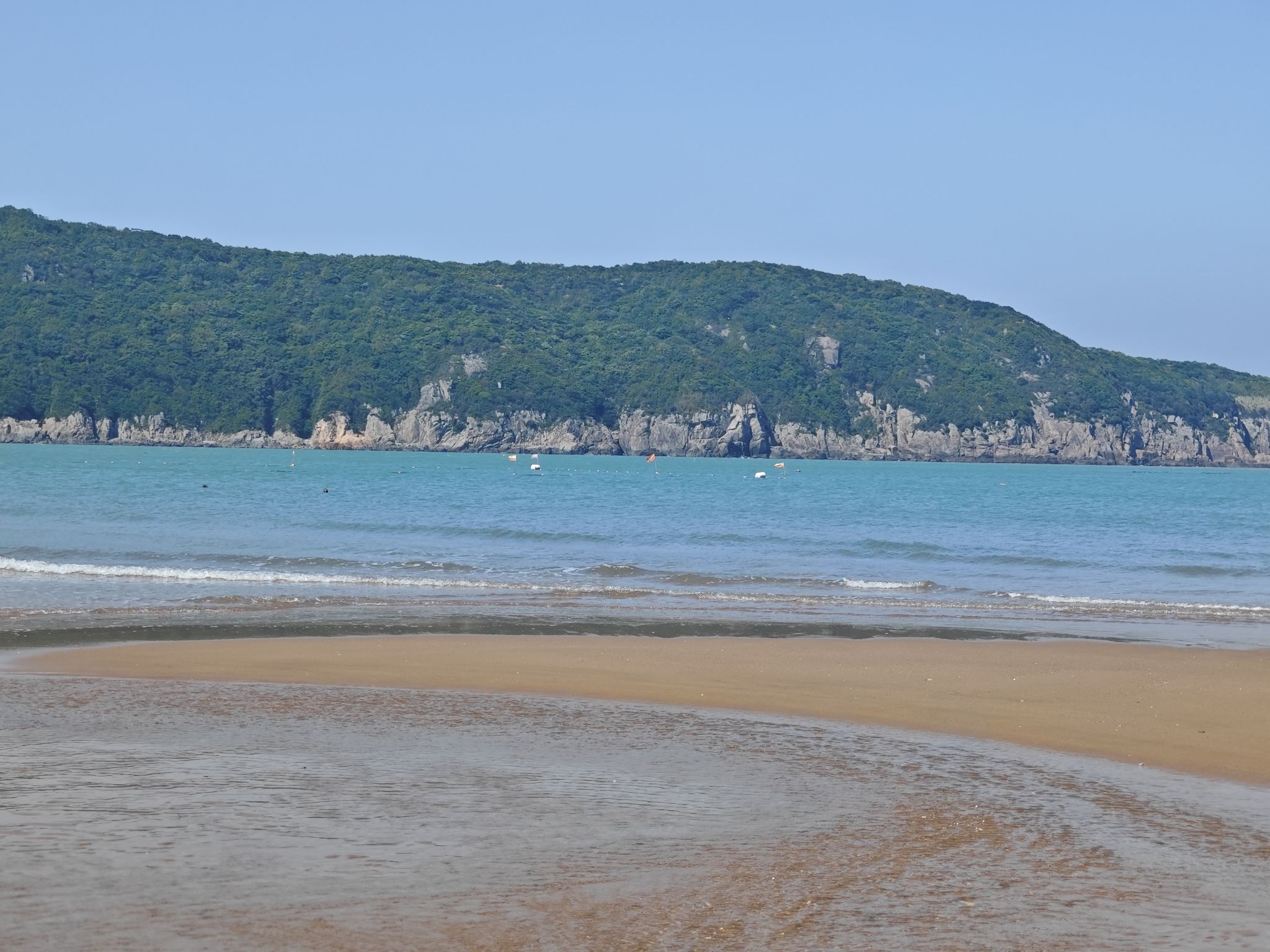 浙江舟山桃花岛塔湾金沙风景旅游风景区
