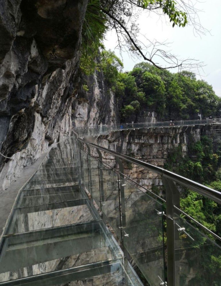 龙烈玻璃栈道景区旅行图片