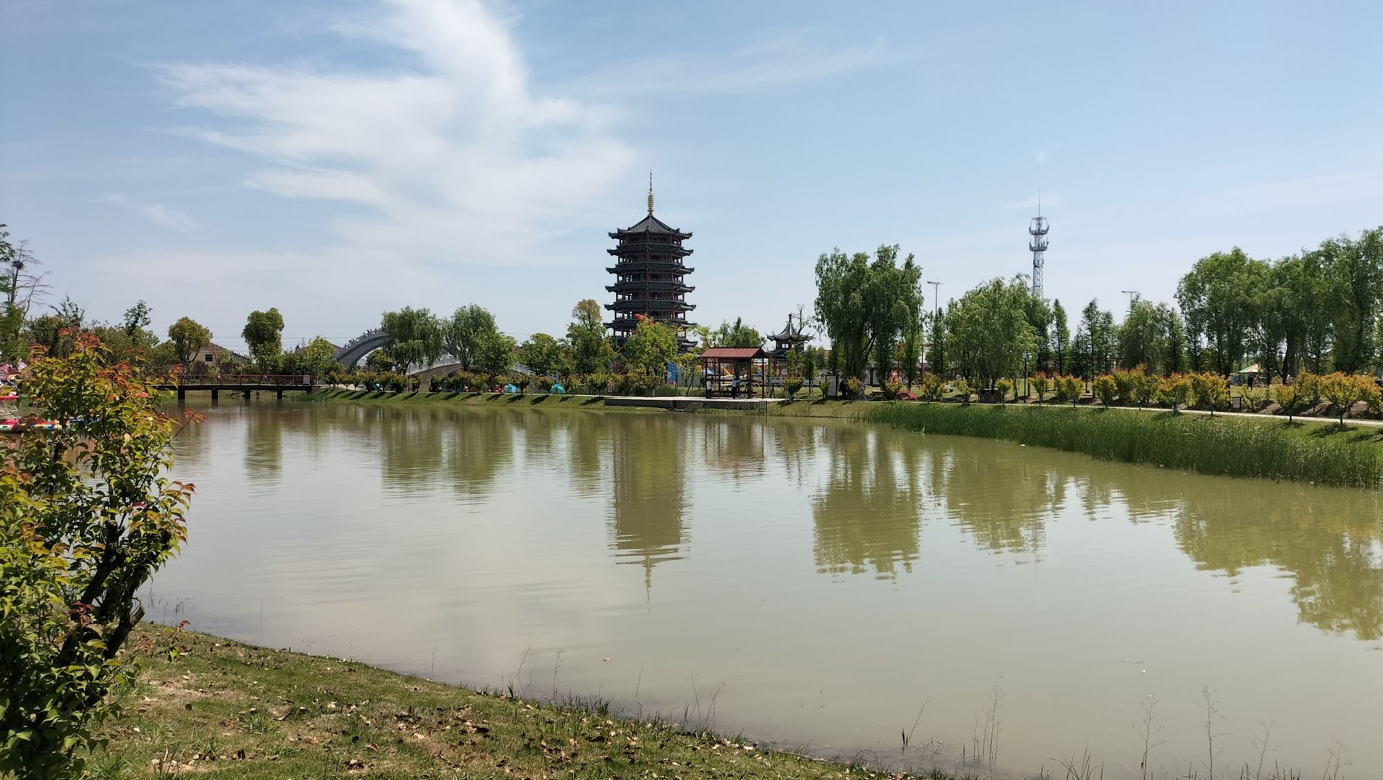 阜宁县十里风光带旅行图片 1