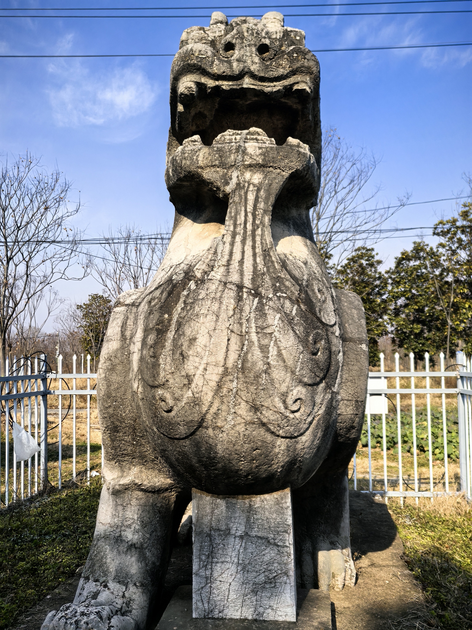 梁武帝萧衍修陵石刻旅行图片 3