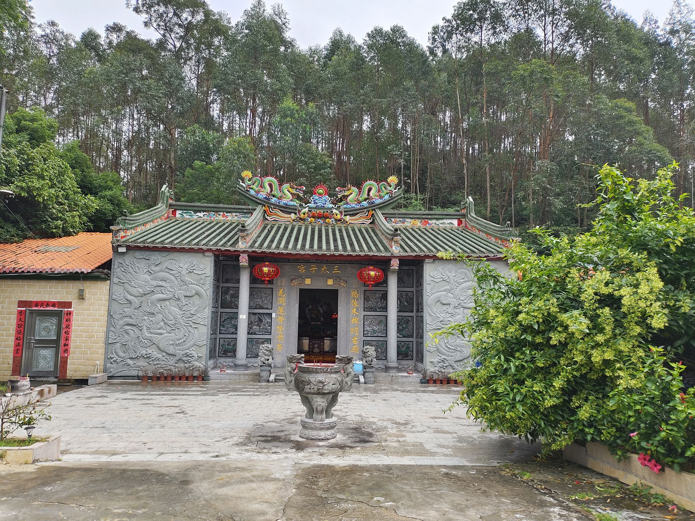 哪吒三太子古庙旅行图片 2