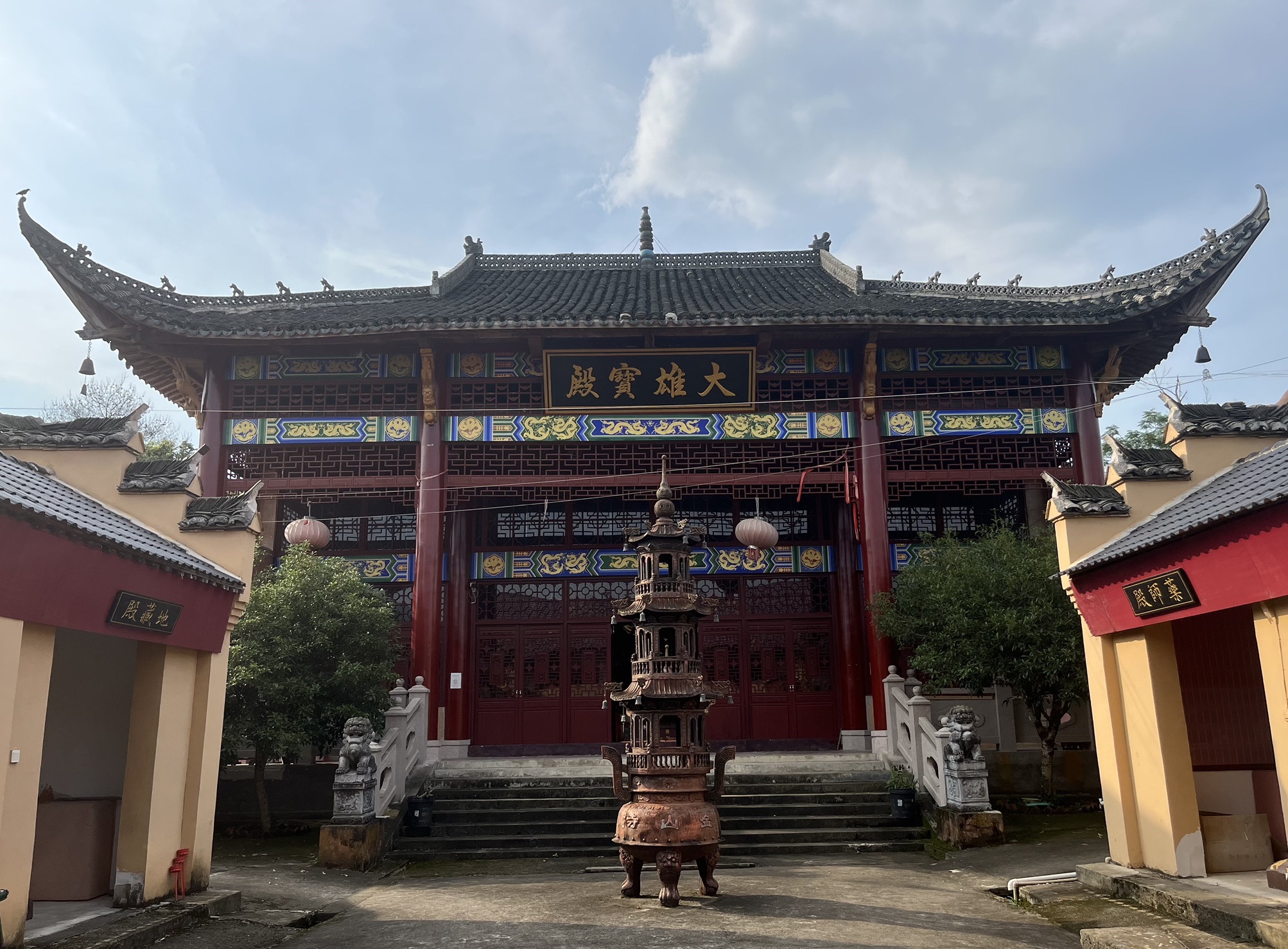 金山古寺实景照片
