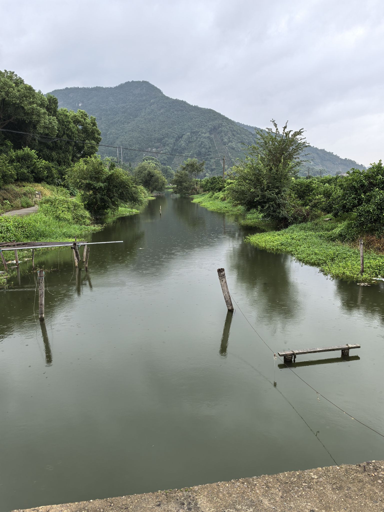 环山钓鱼