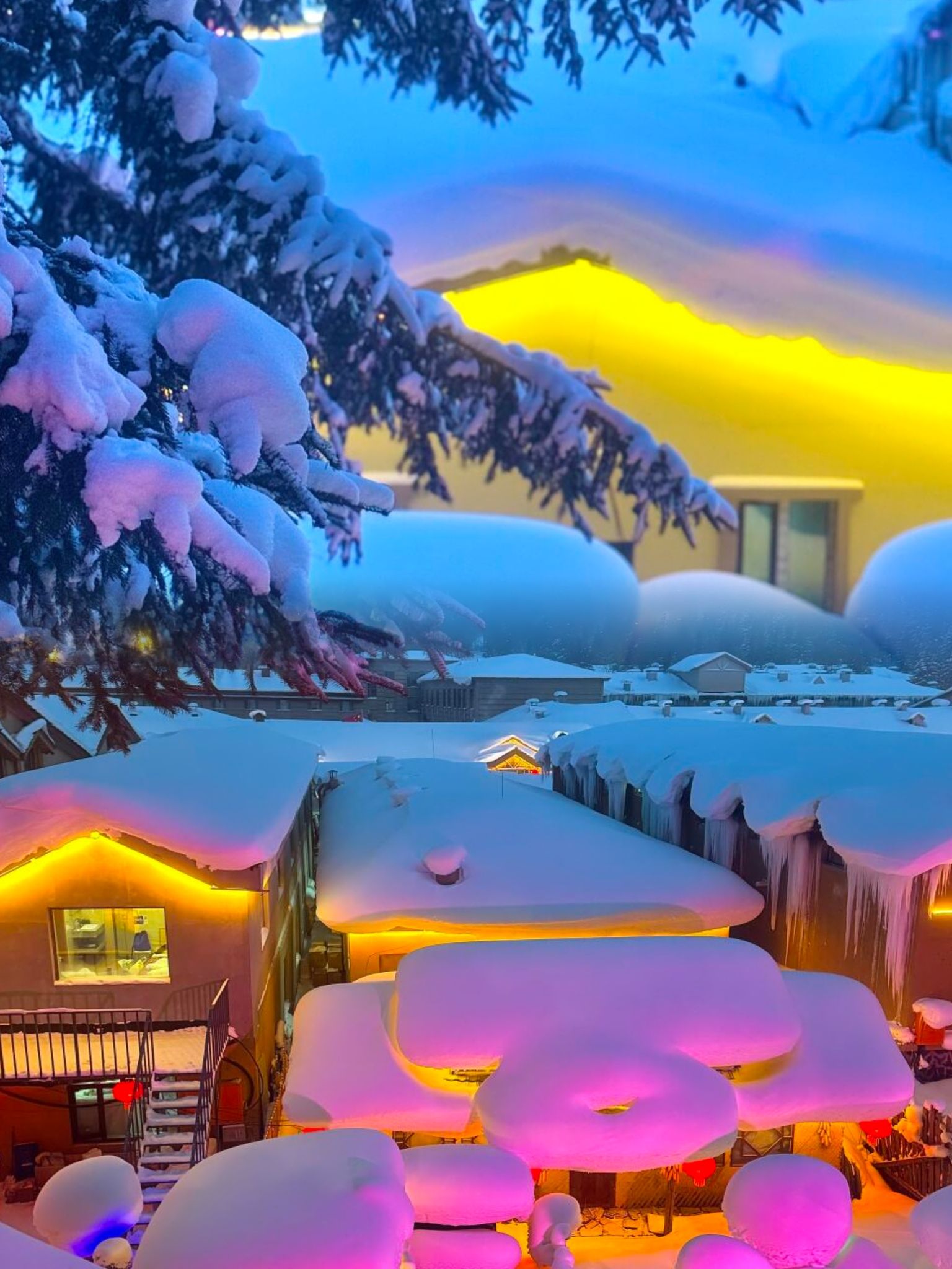 雾凇十里冰雪画廊旅行图片 1