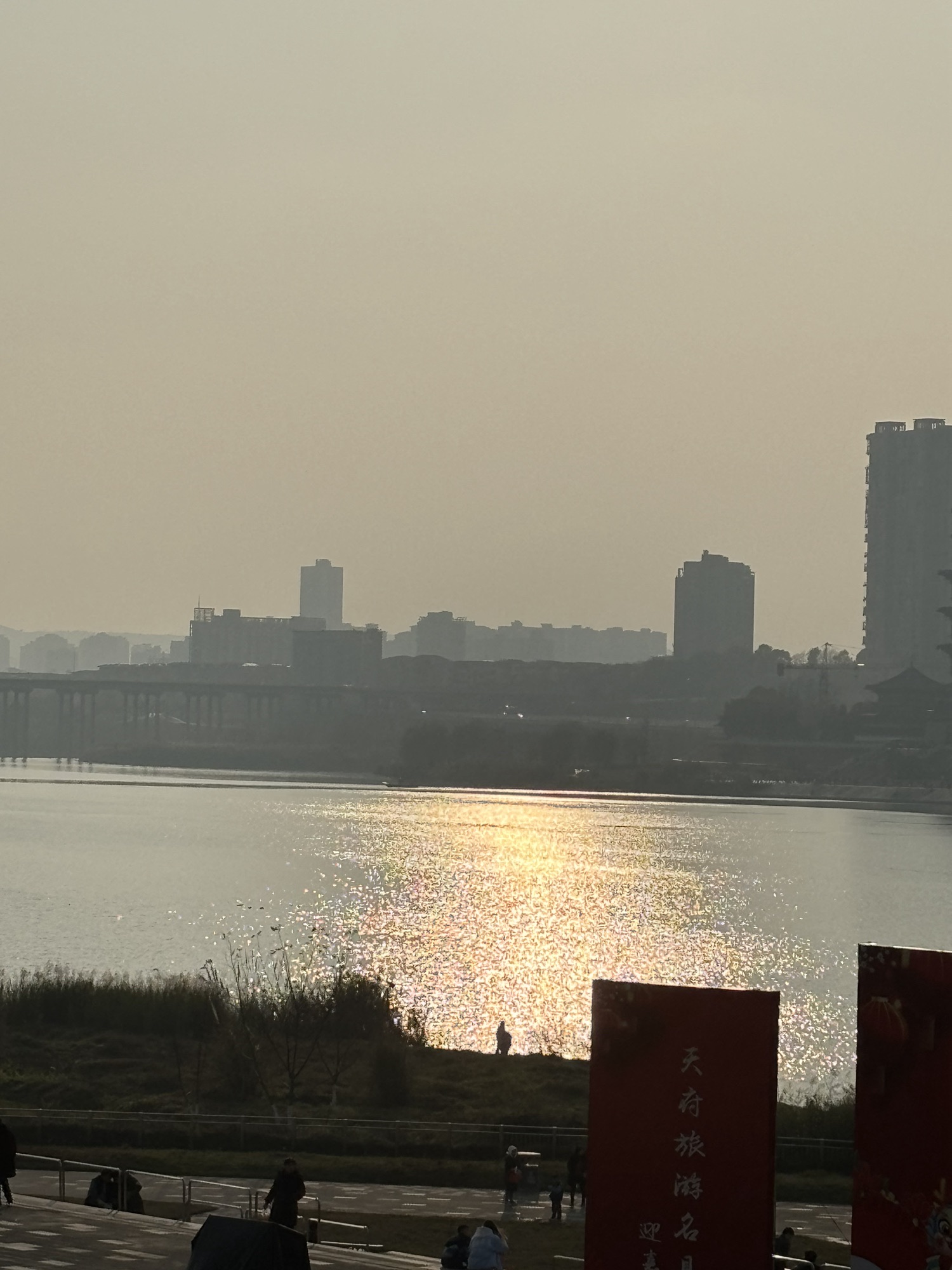嘉陵江下中坝缤纷水岸湿地公园旅行图片 1