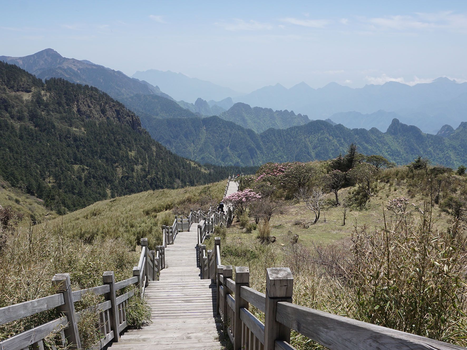 神农架神农顶风景区-龙形天梯