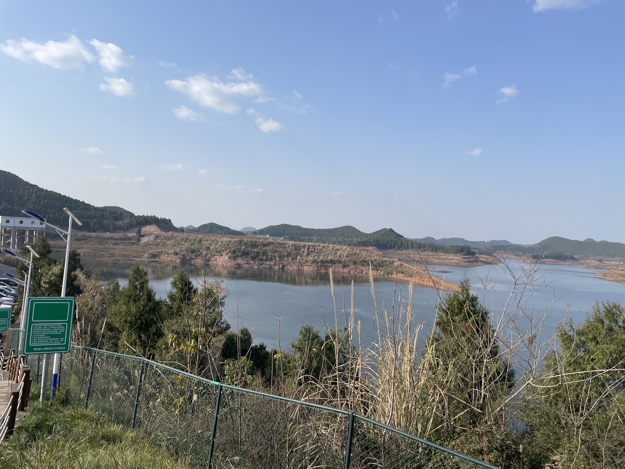 四川省蓬溪县白鹤林水库旅行图片 2