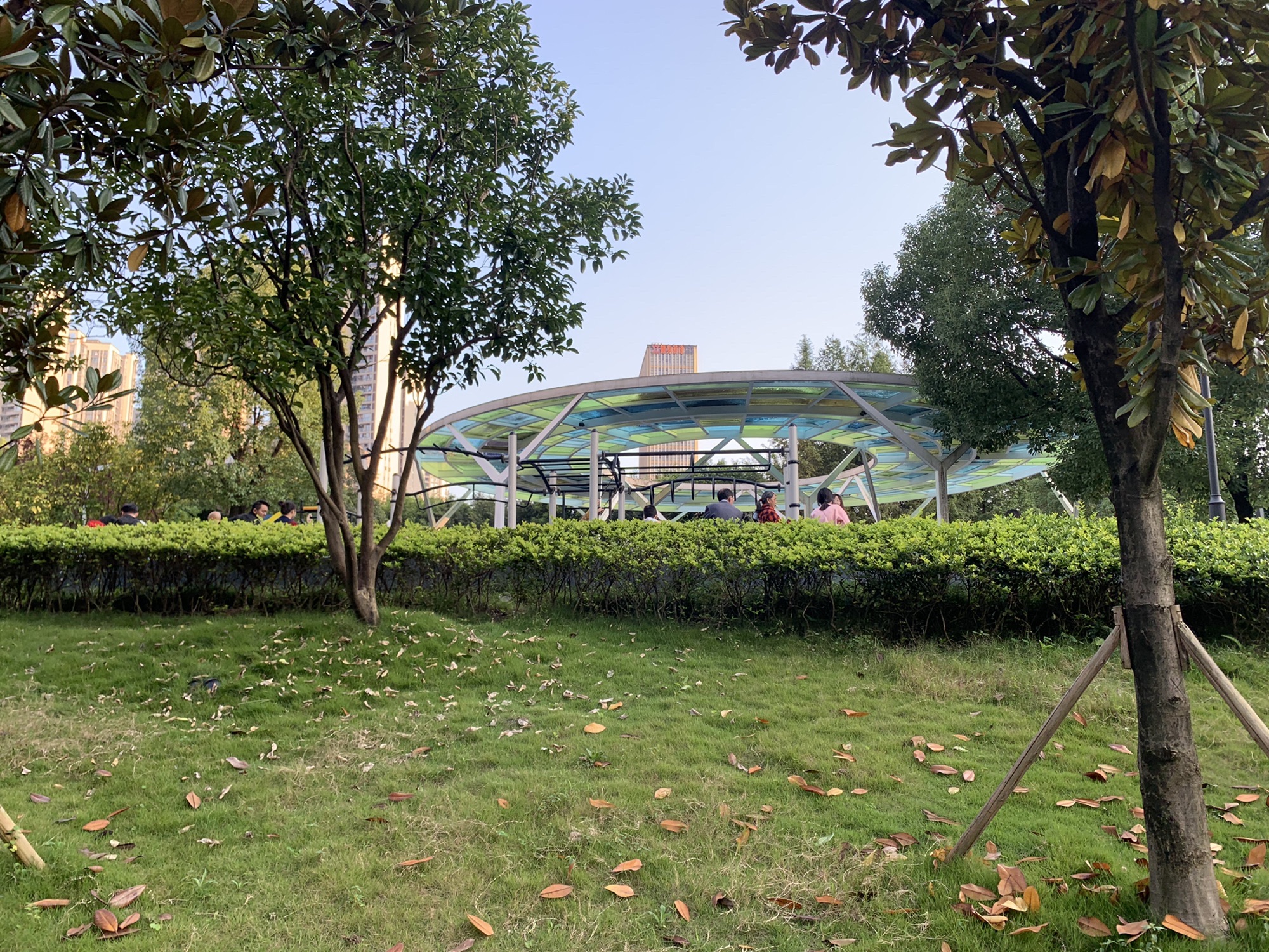 心湖北体育文化公园旅行图片 3