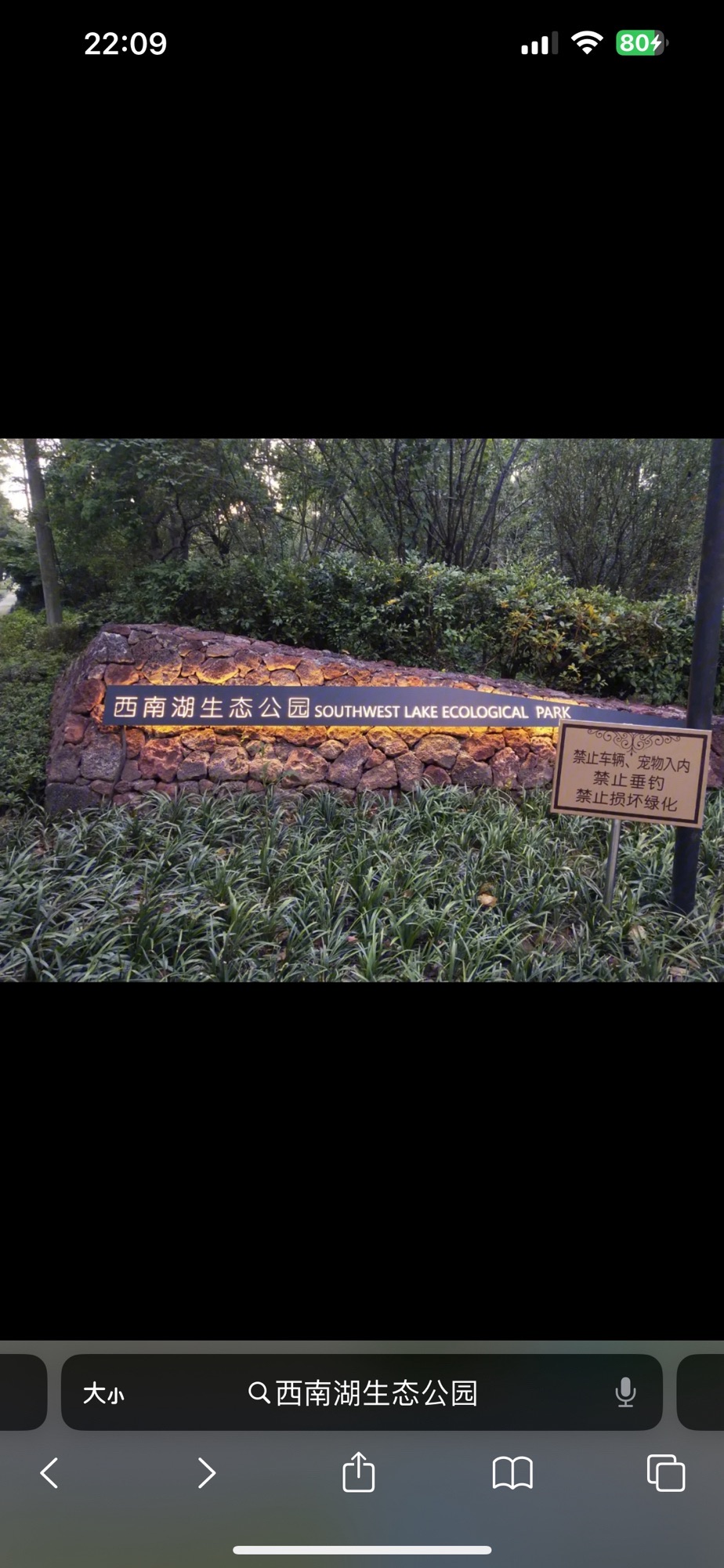 西南湖生态公园旅行图片 1