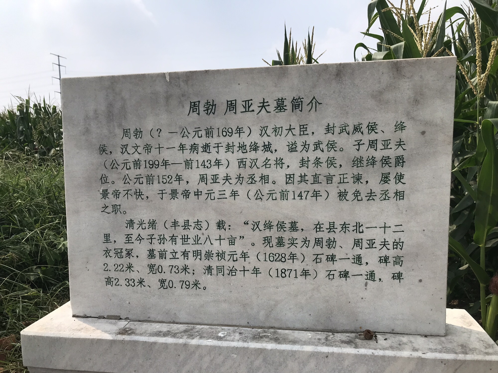 周勃周亚夫墓旅行图片 2
