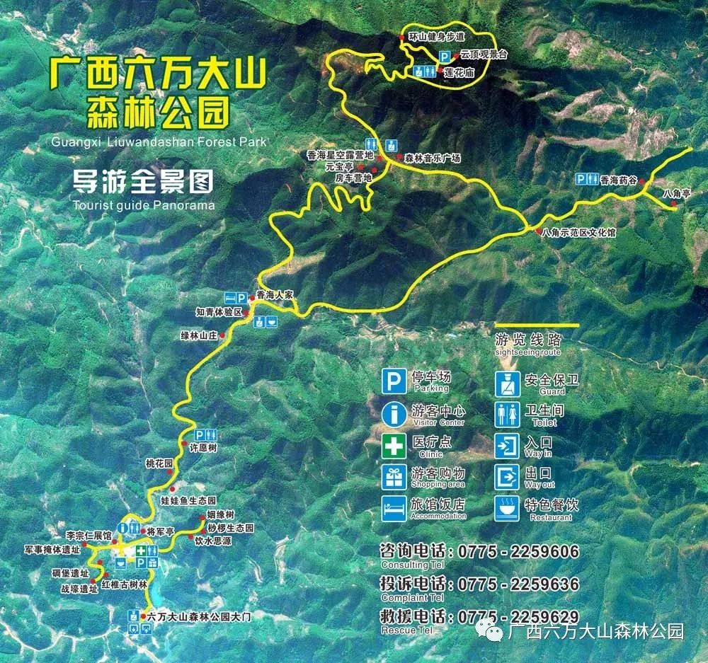 广西六万大山森林公园-观景台旅行图片 1