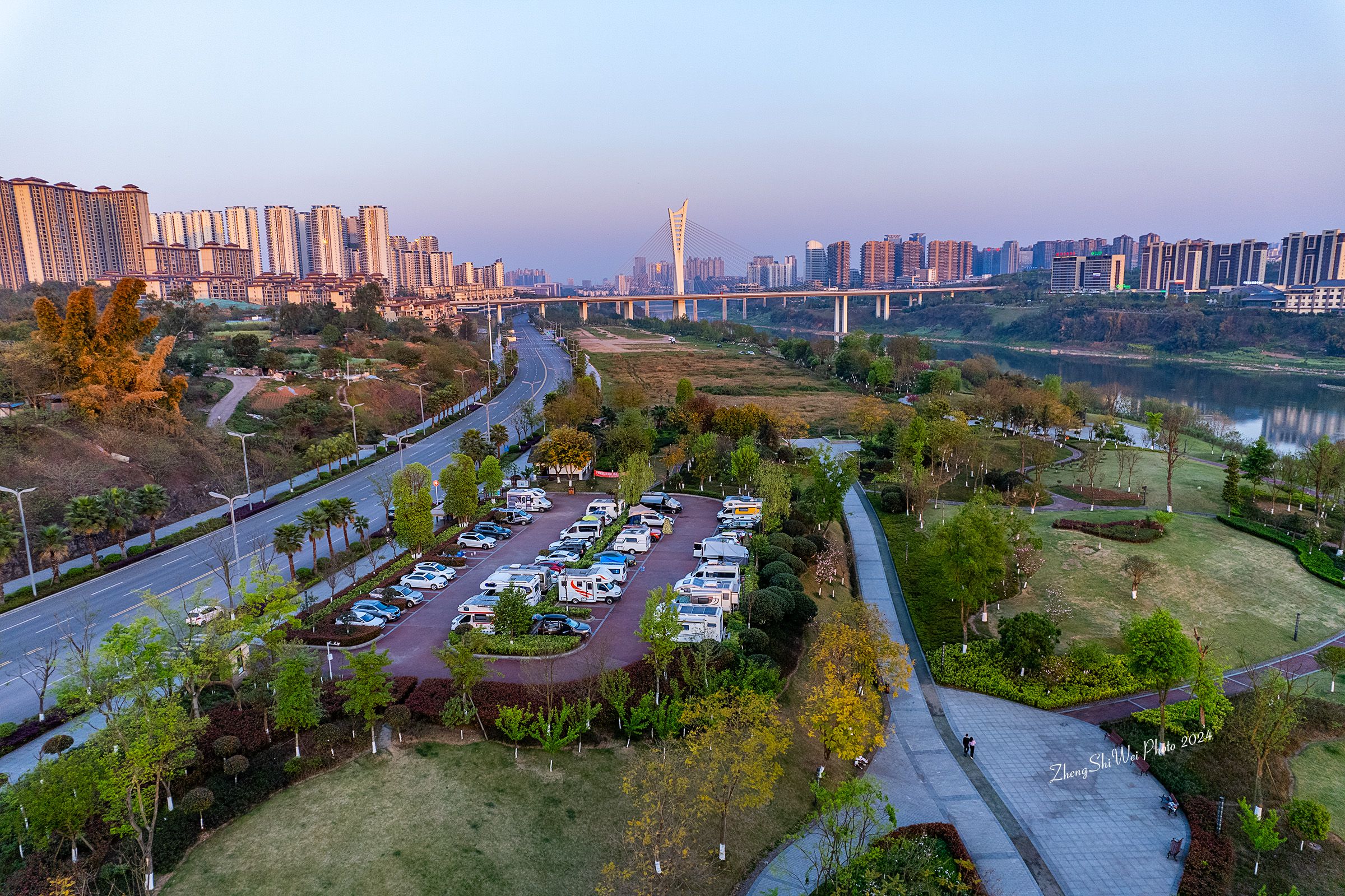 泸州沱江北滨公园