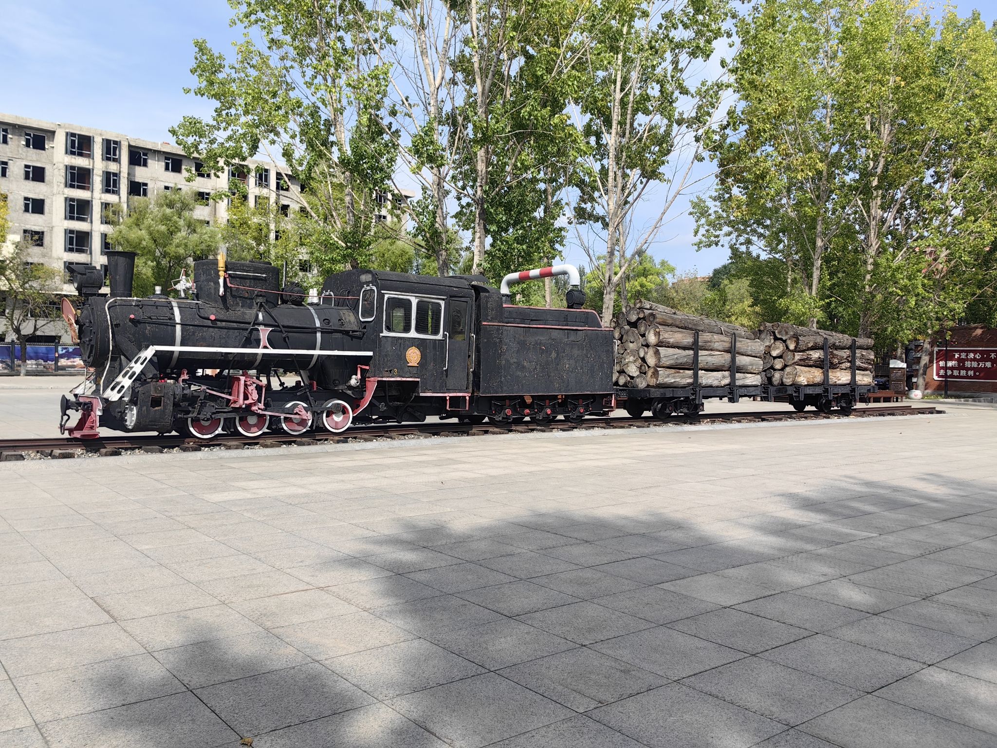 森林蒸汽小火车站旅行图片 1