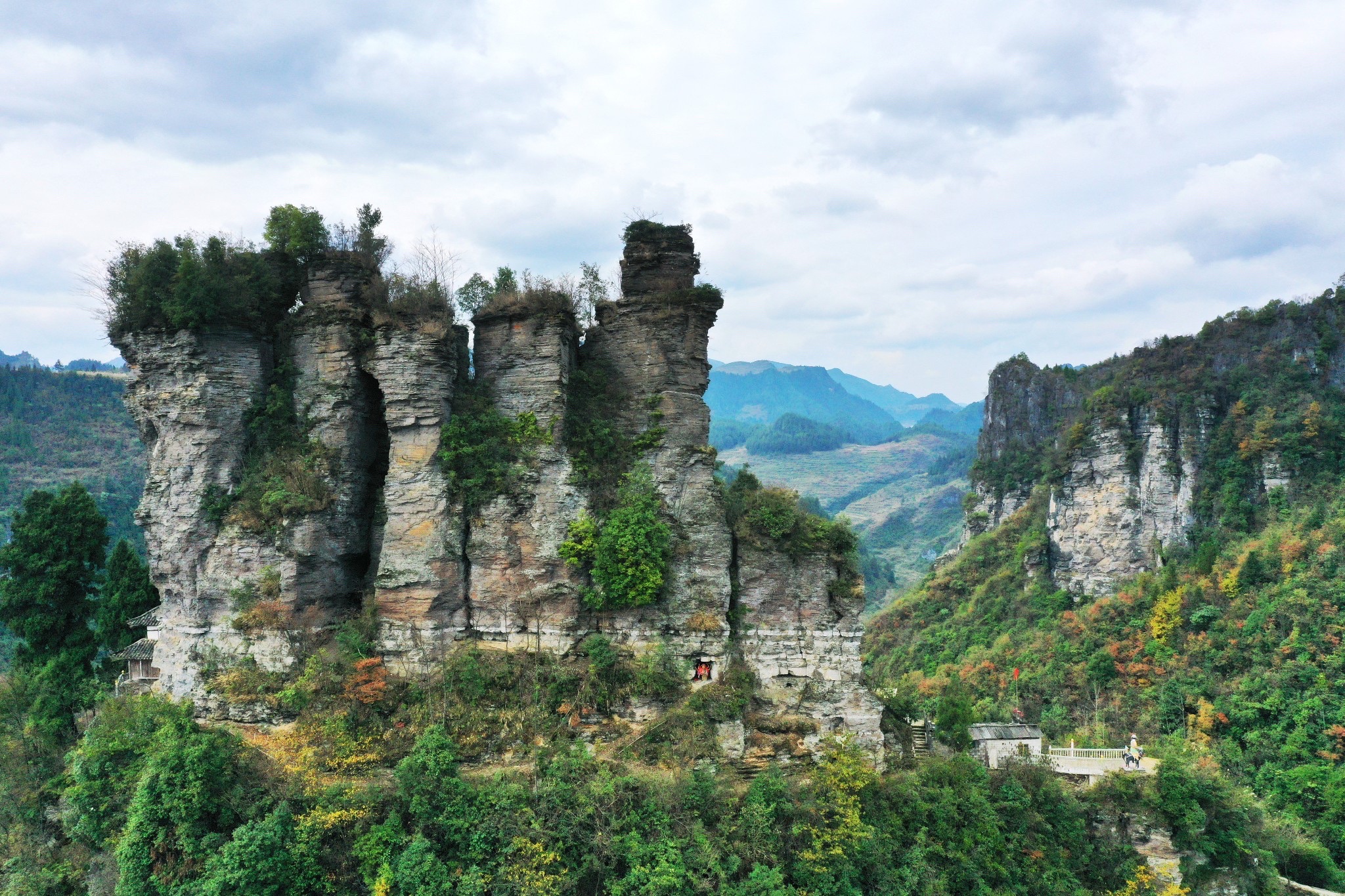 七柱山风景区旅行图片 1