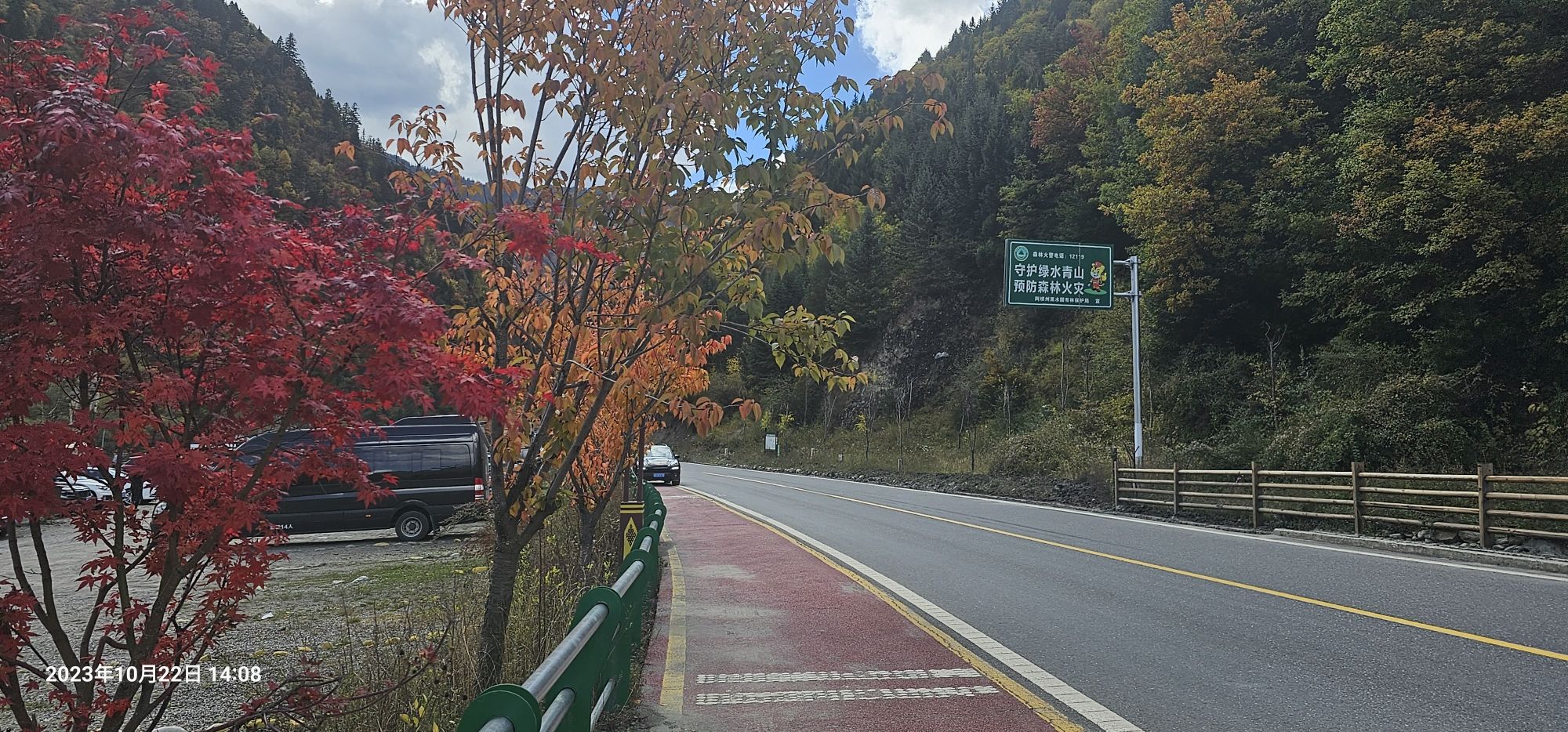 奶子沟彩林公园景区-洛哩措旅行图片 1