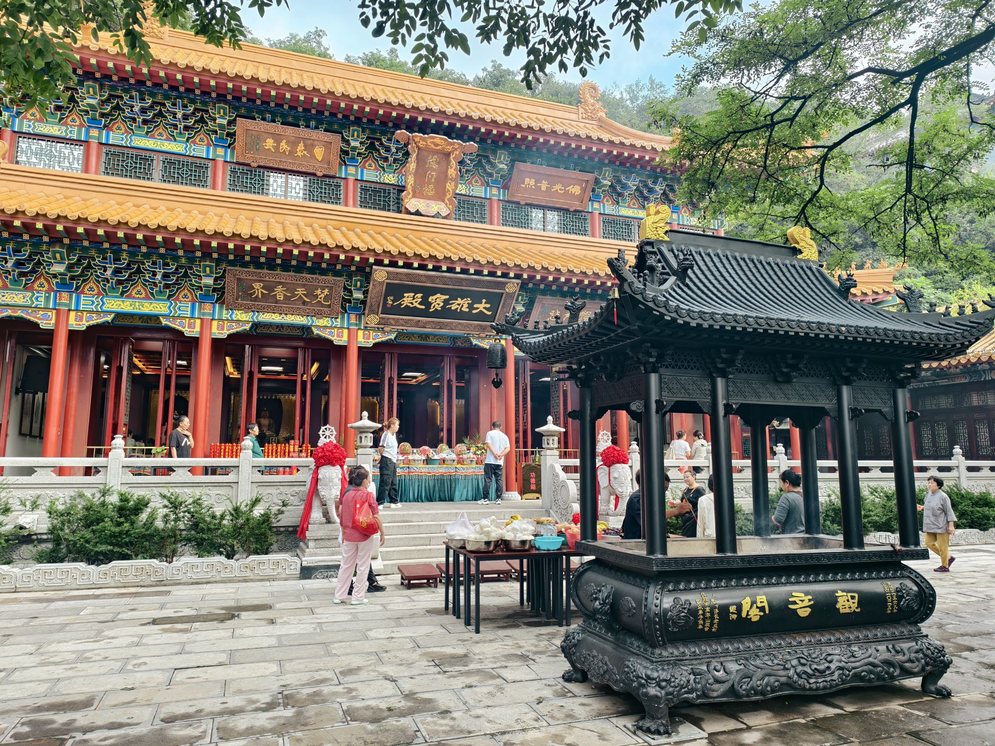 抚顺市高尔山观音阁实景照片
