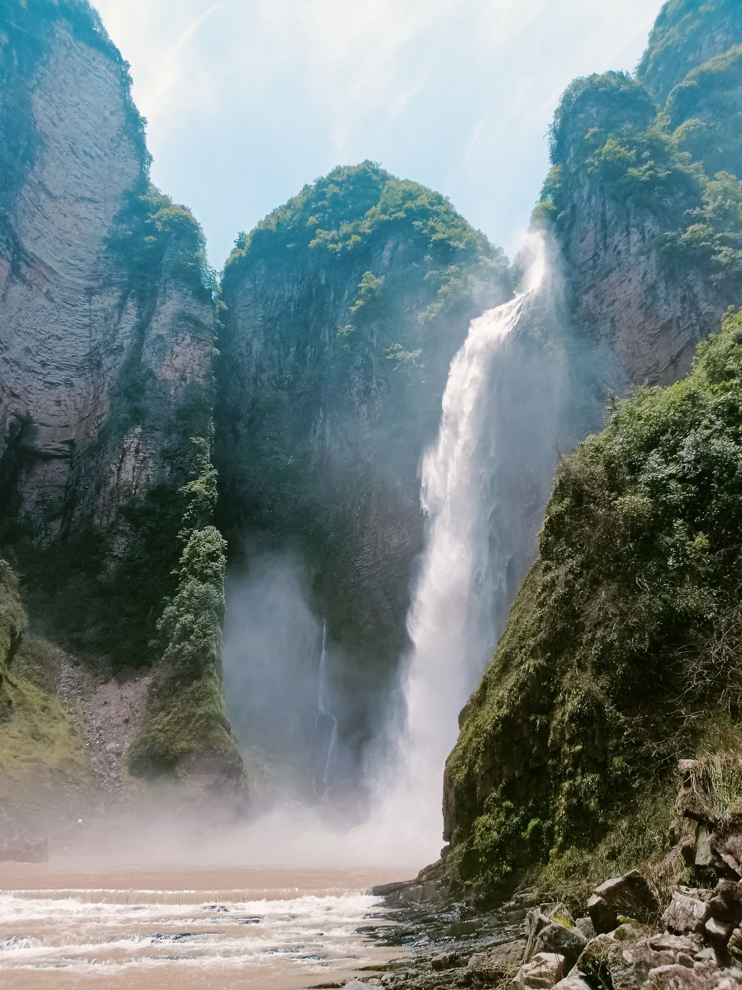 尖朵朵瀑布旅行图片 2