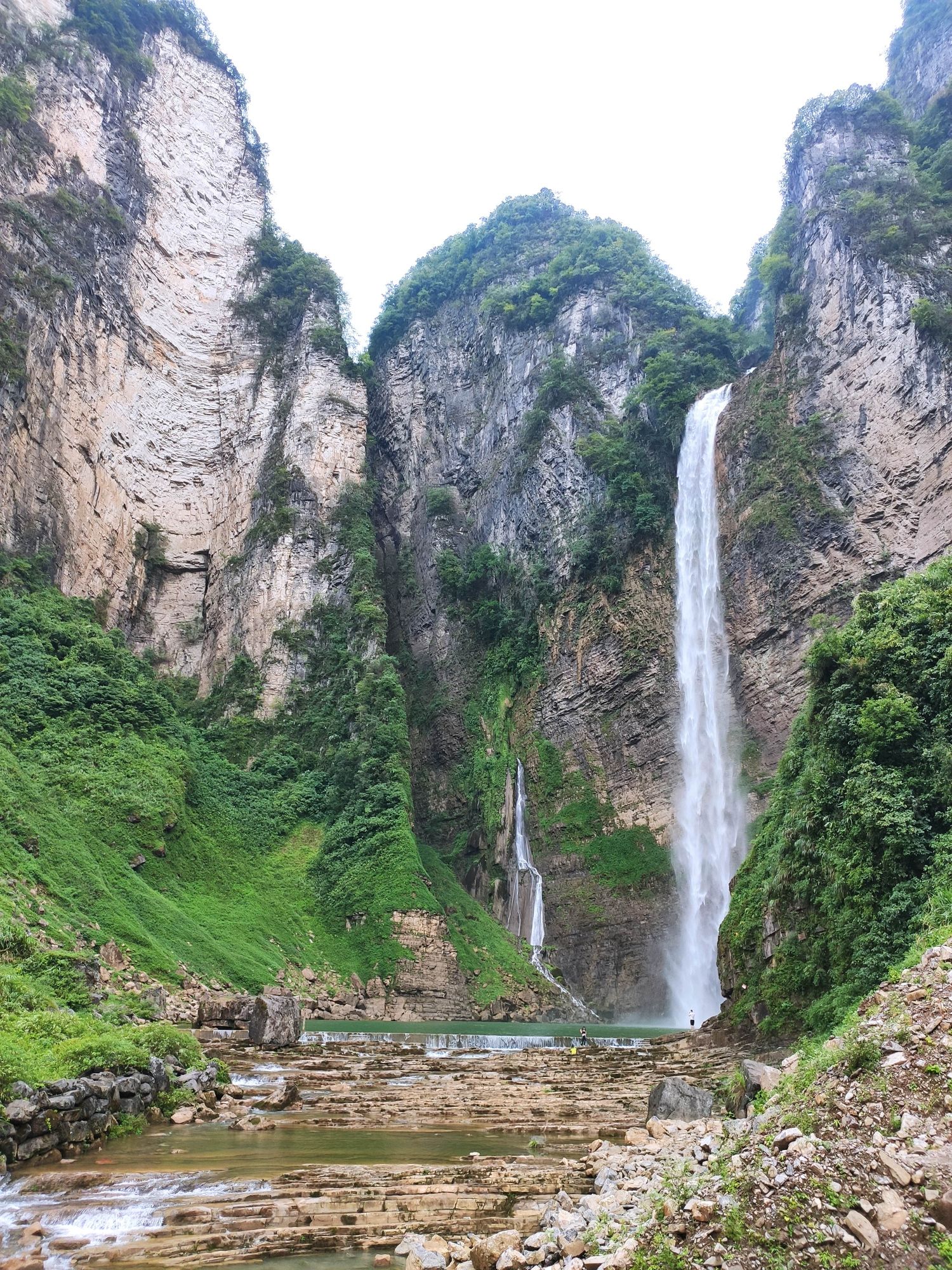 尖朵朵瀑布旅行图片 3