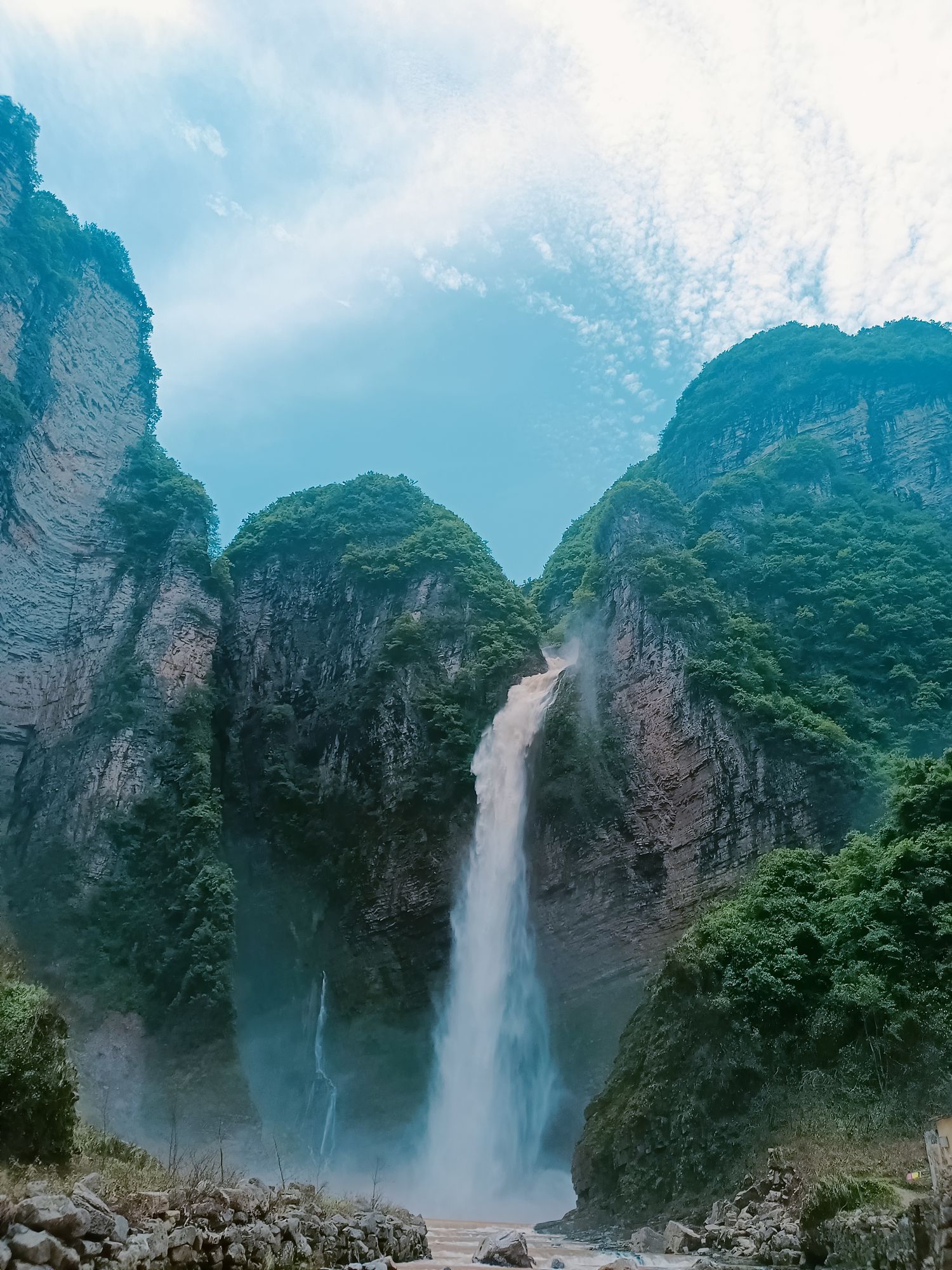 尖朵朵瀑布旅行图片 1