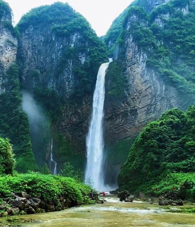 尖朵朵瀑布旅行图片 3