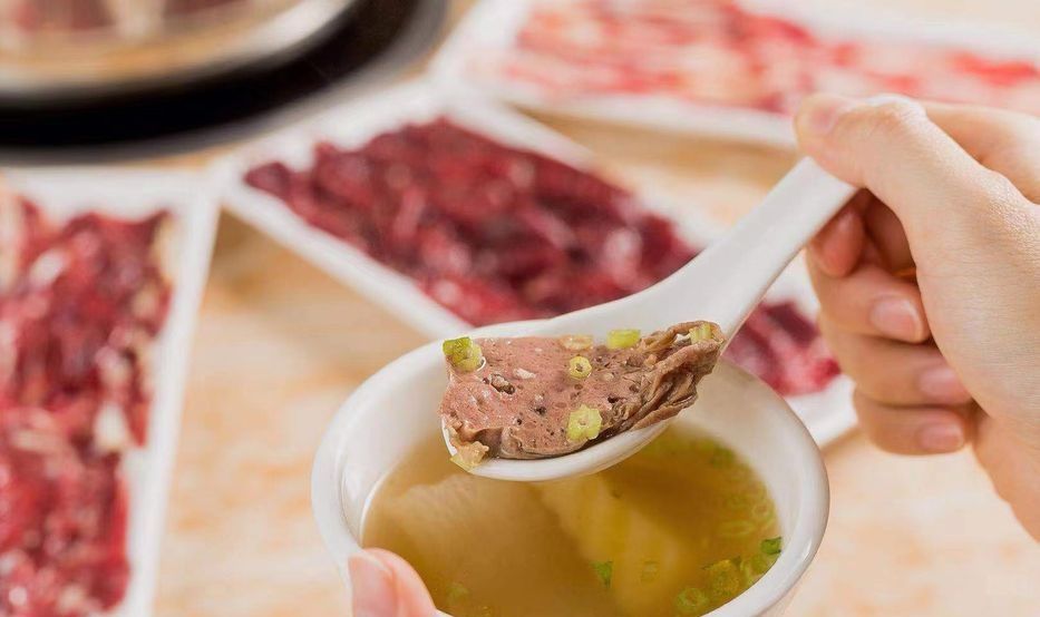 一只牛牛肉火锅
