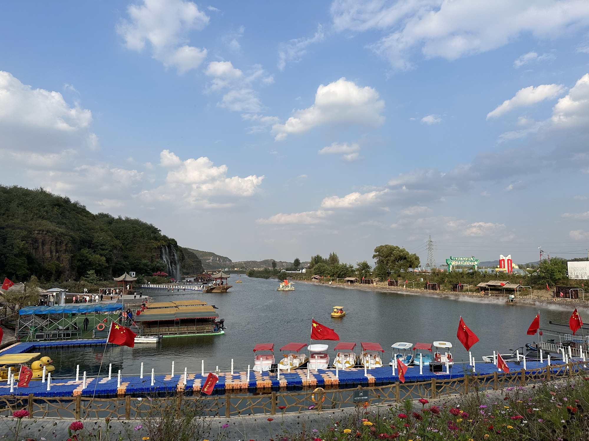 太子岛瀑布旅行图片 2