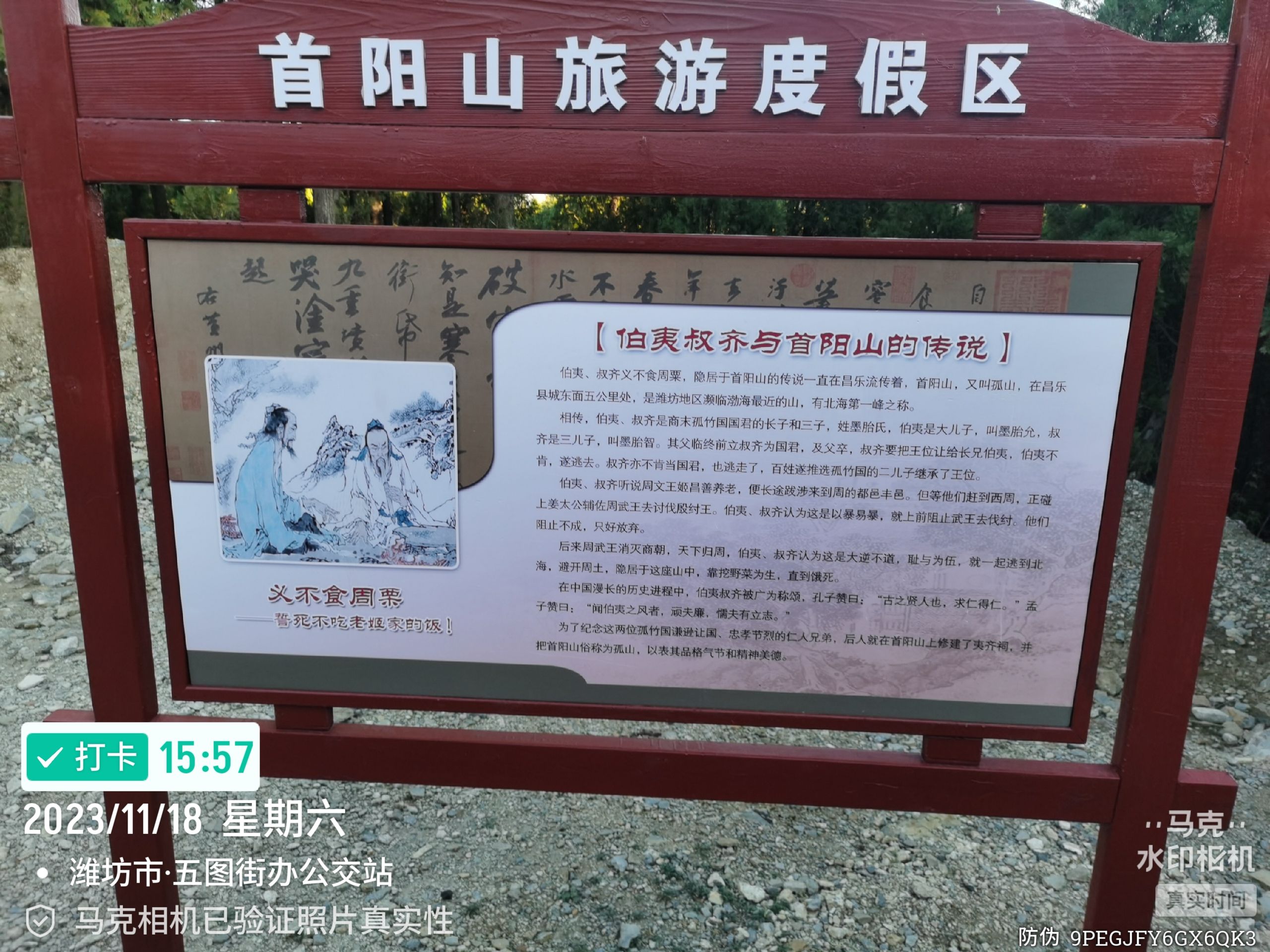 首阳山森林公园旅行图片 3