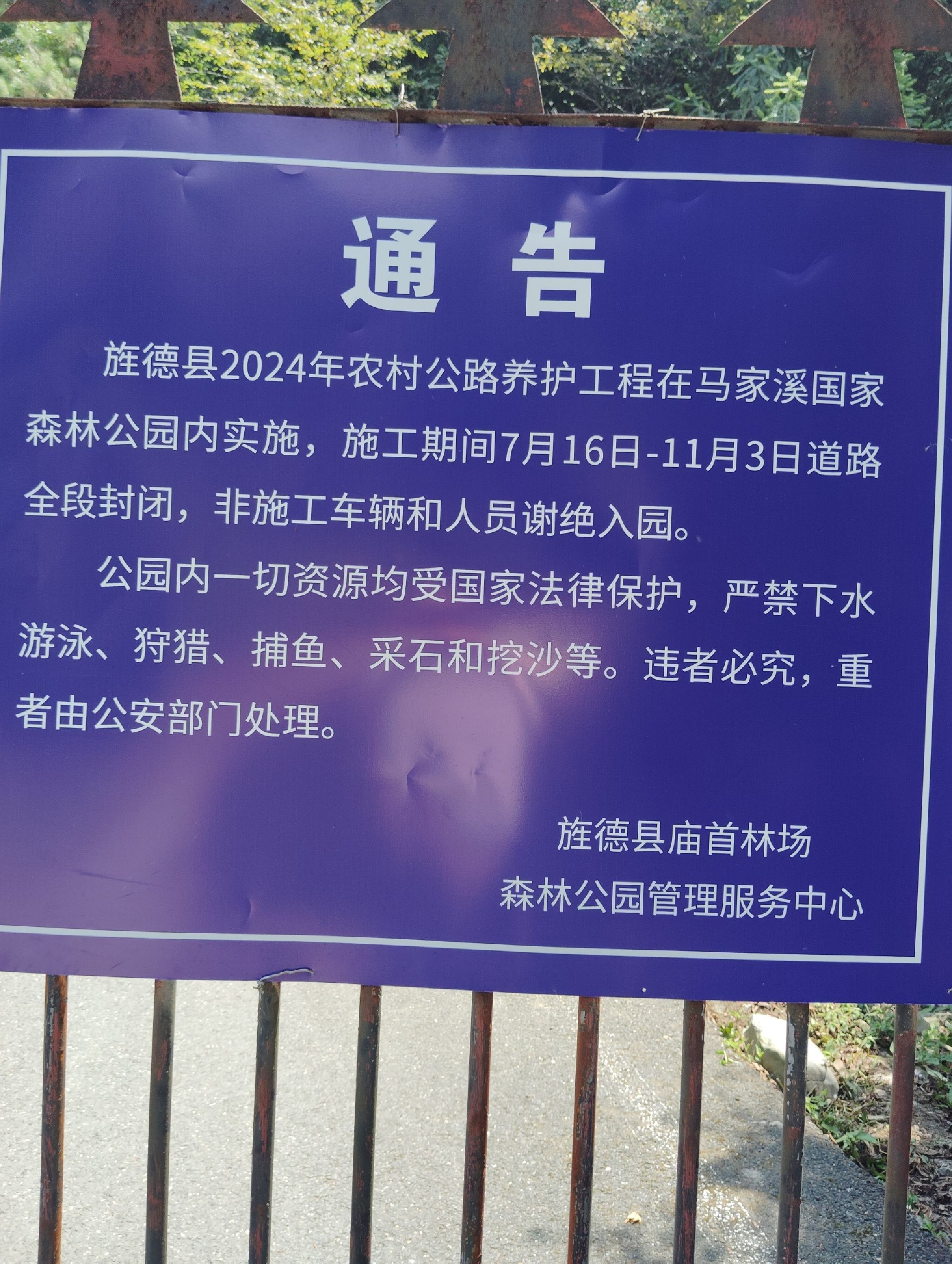 马家溪森林公园(暂停开放)旅行图片 1
