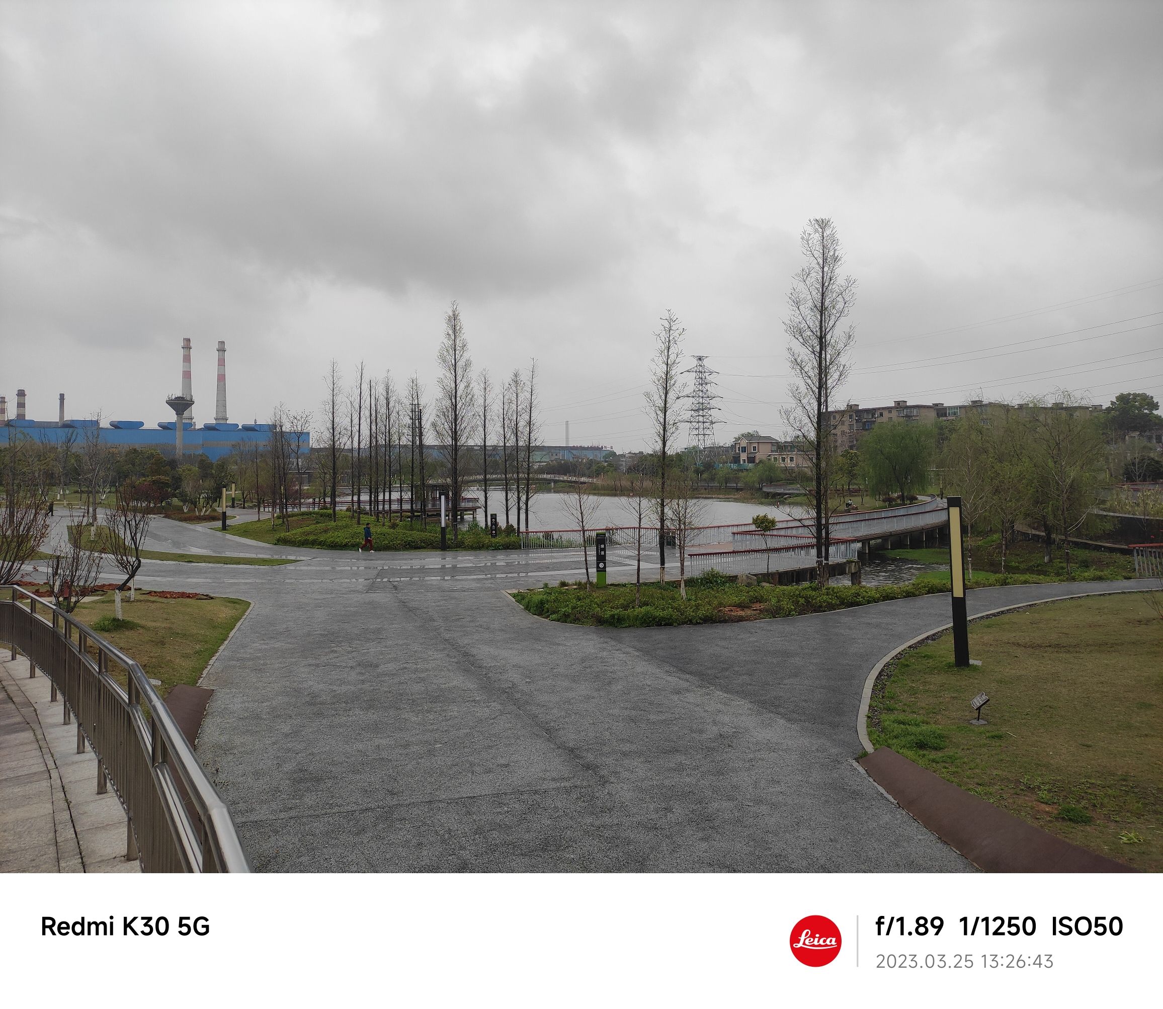 百亩湖公园旅行图片 1