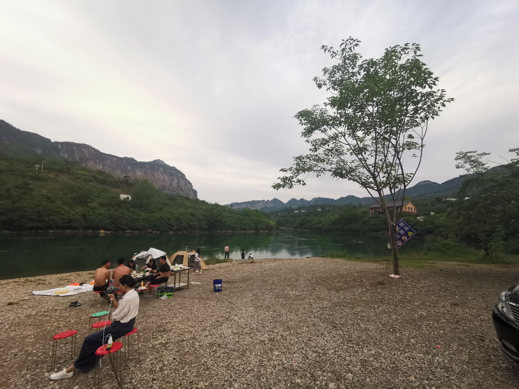 鸭池河水东第一滩旅行图片 2