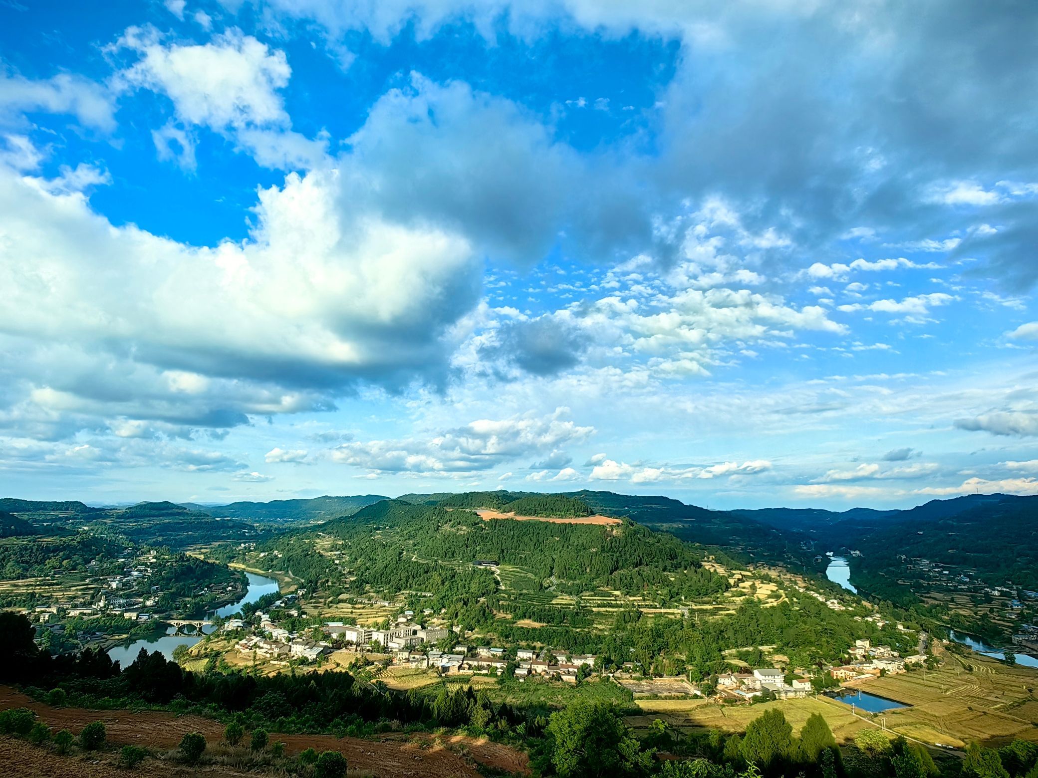 凯江大回湾观景台旅行图片 3