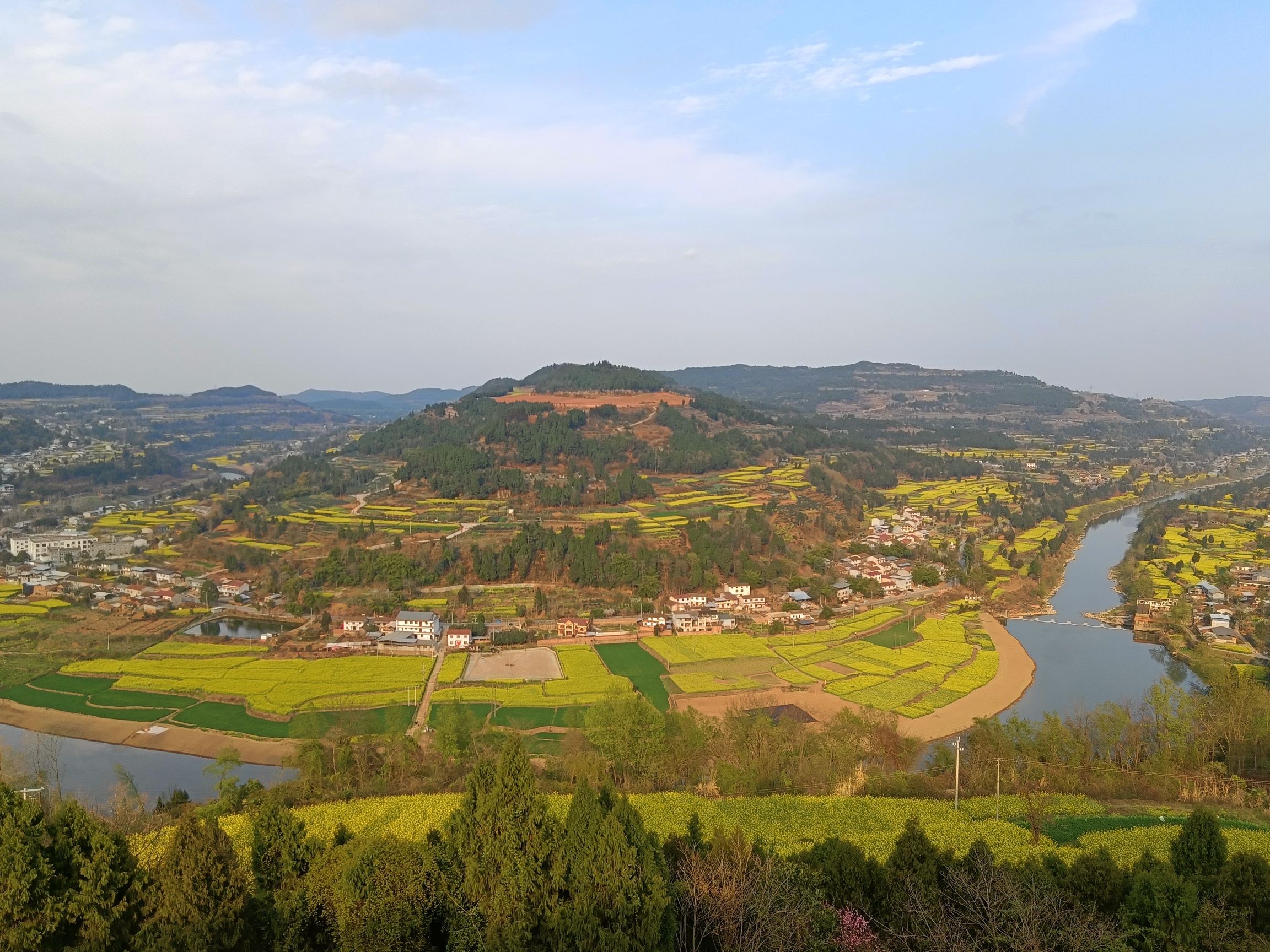 凯江大回湾观景台旅行图片 1