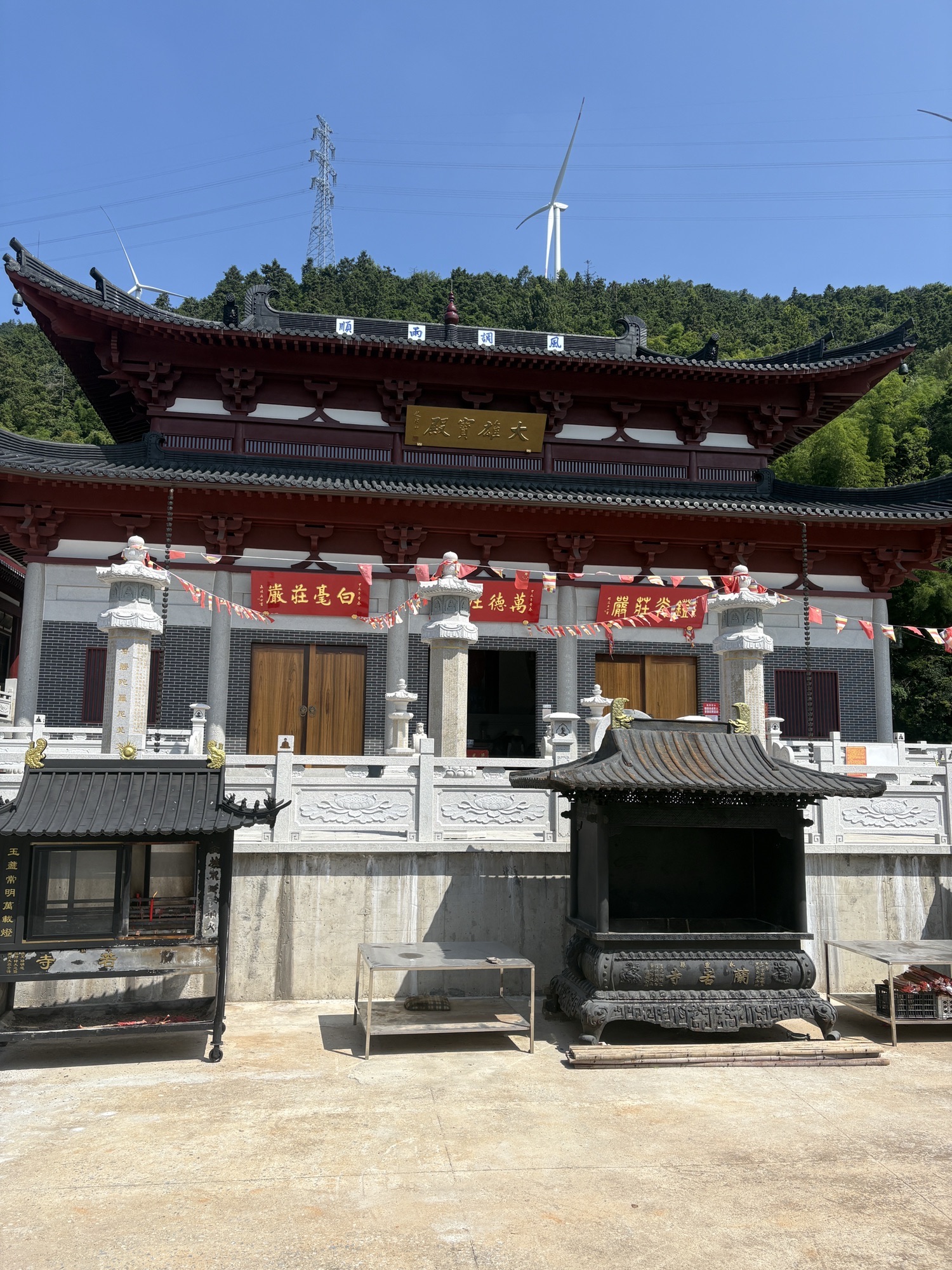 天台山兰若寺实景照片