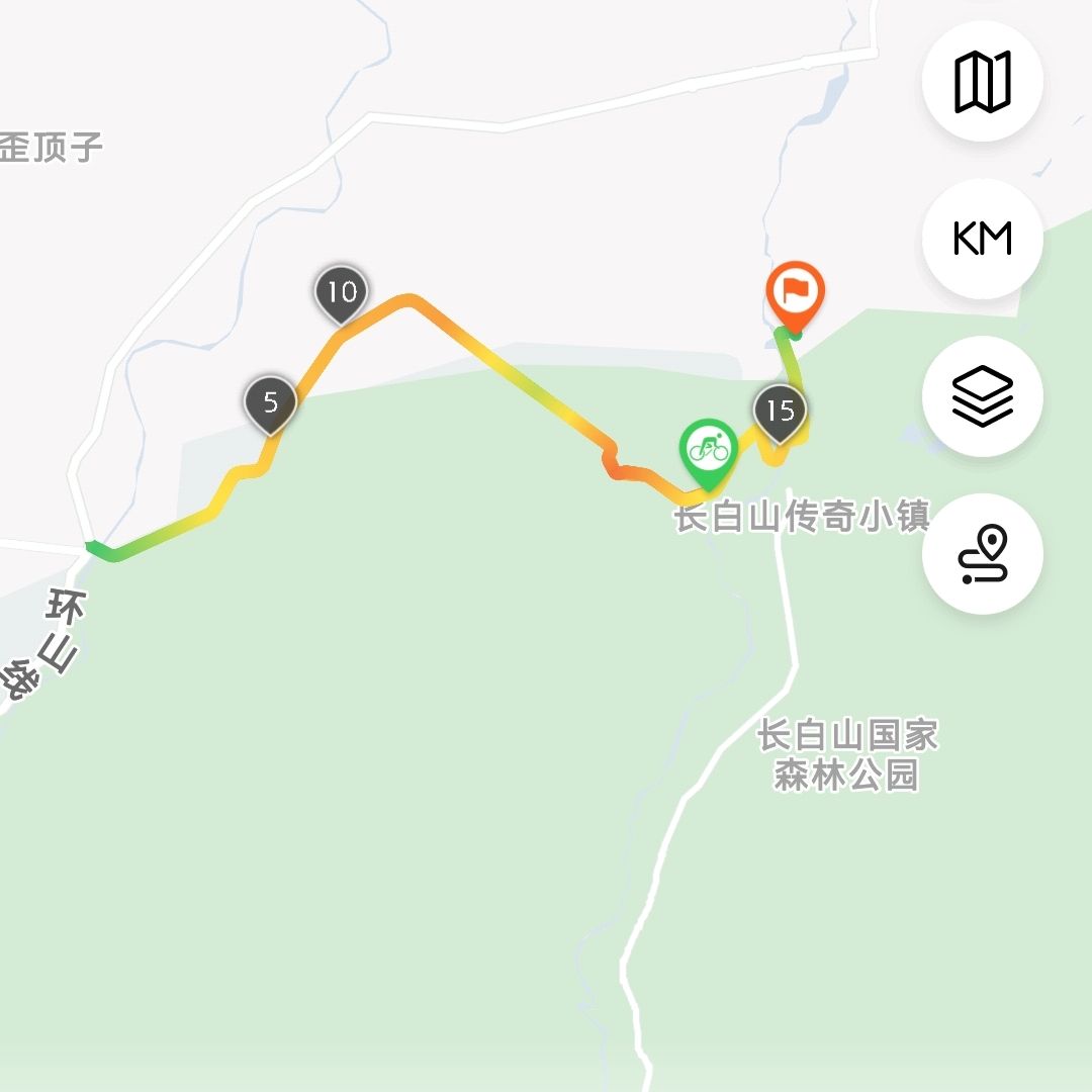 长白山自行车骑行公园旅行图片 3