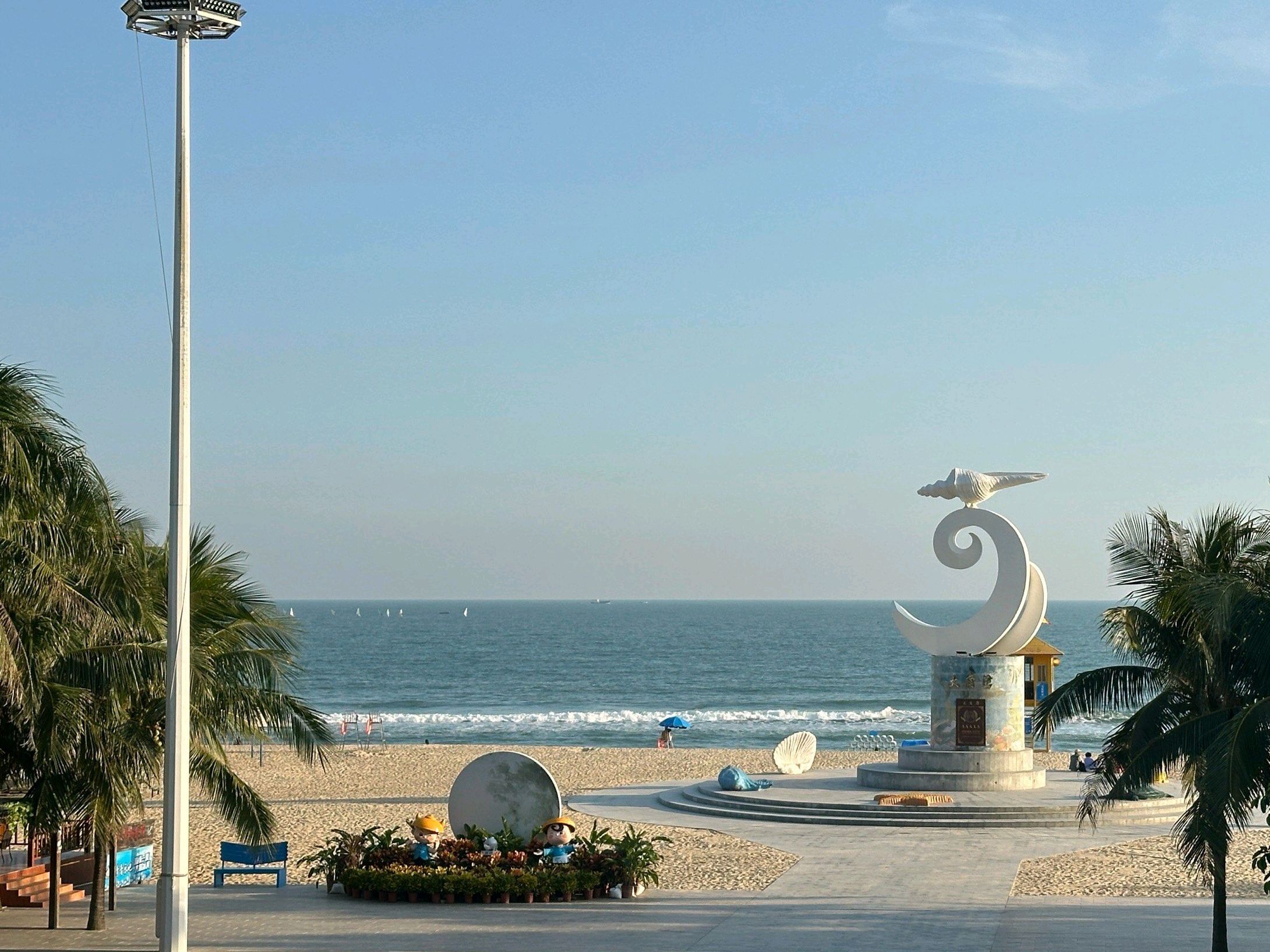 海陵岛风景区大角湾海上丝路旅游区凉亭