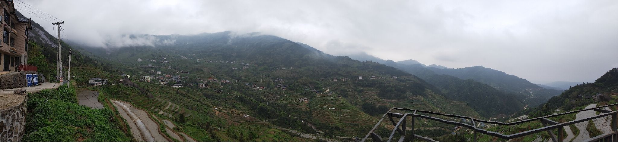 白水洞梯田观景台旅行图片 1