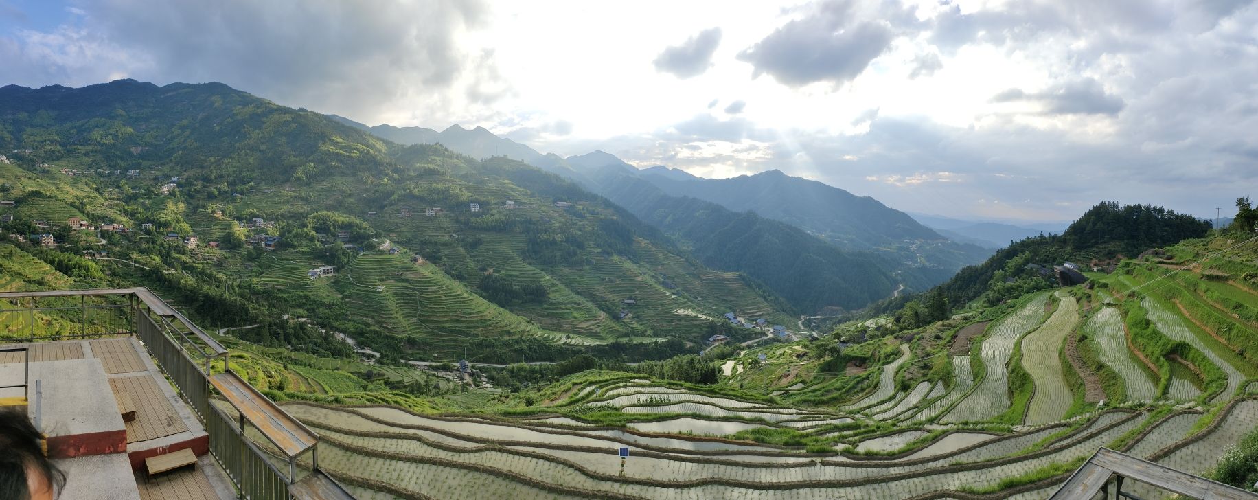白水洞梯田观景台旅行图片 1