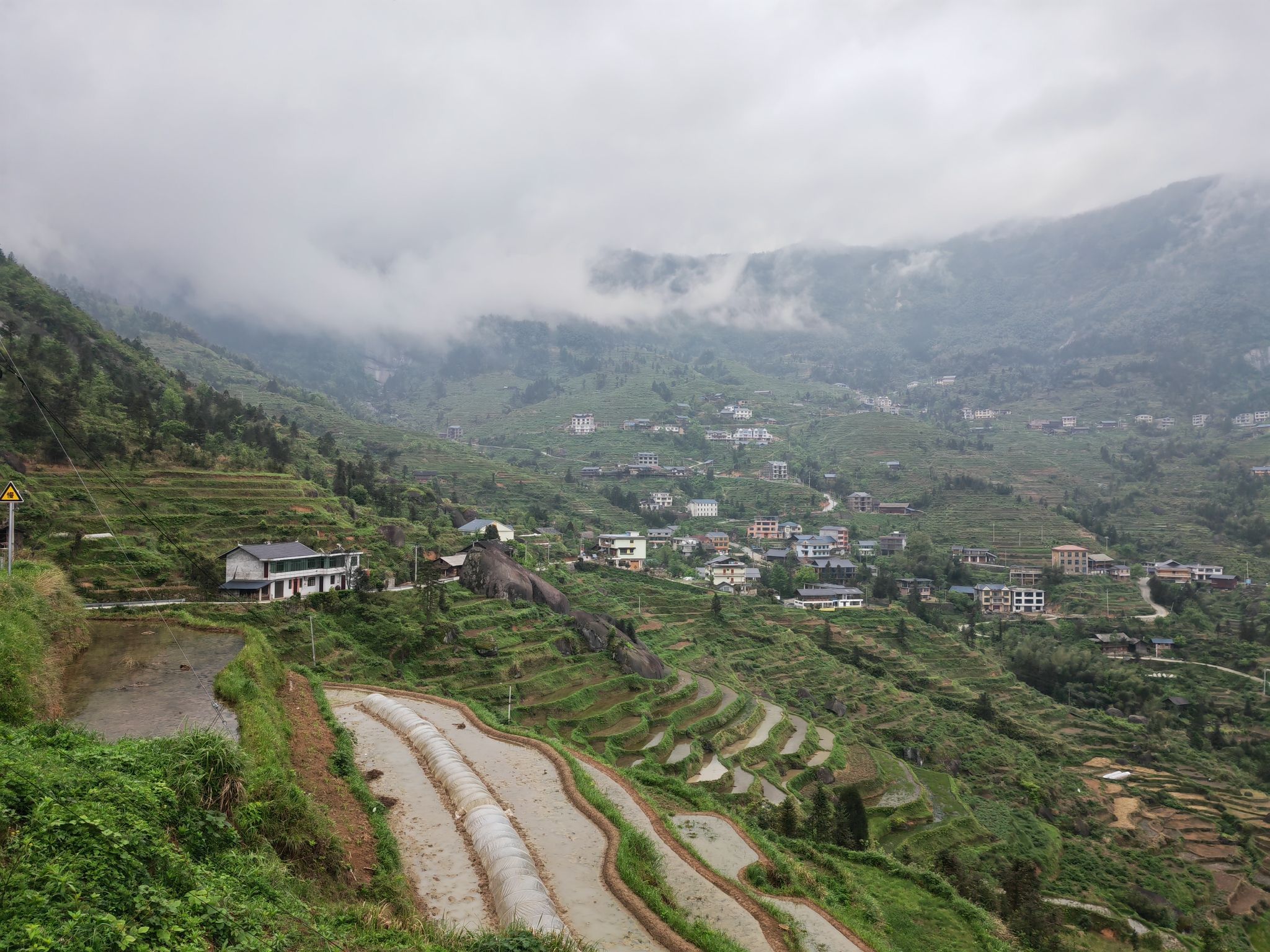白水洞梯田观景台旅行图片 2