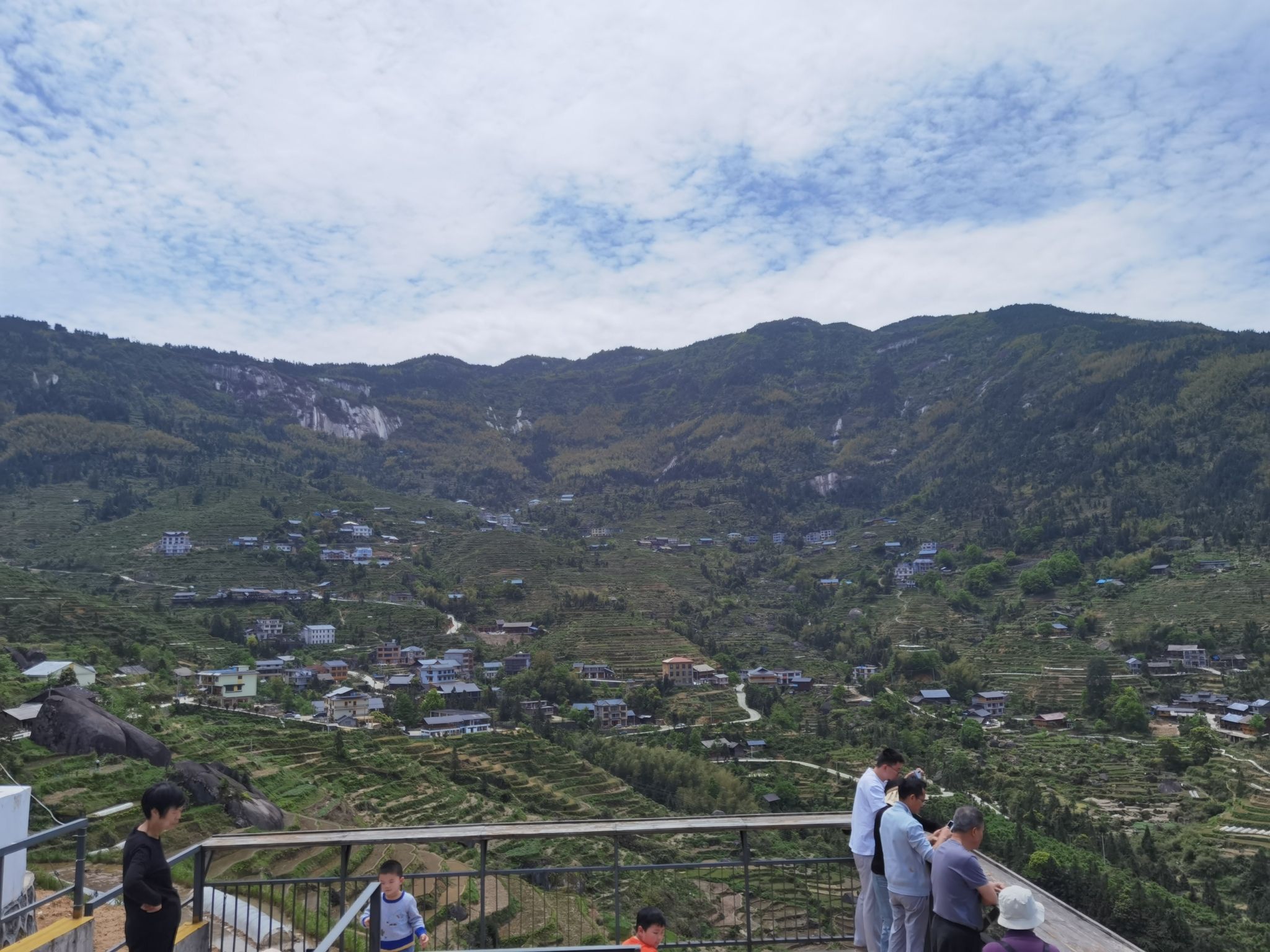 白水洞梯田观景台旅行图片 2