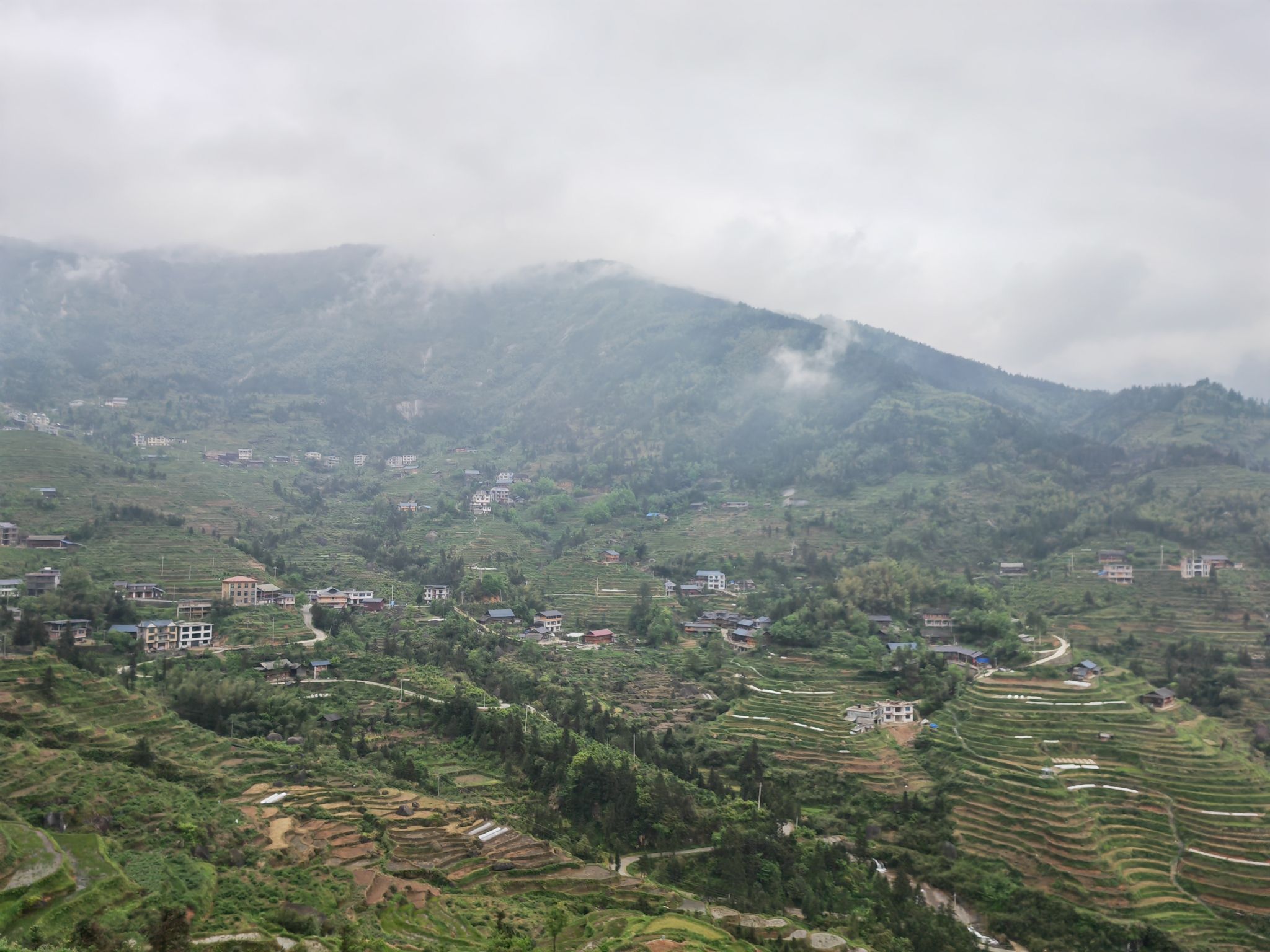 白水洞梯田观景台旅行图片 3
