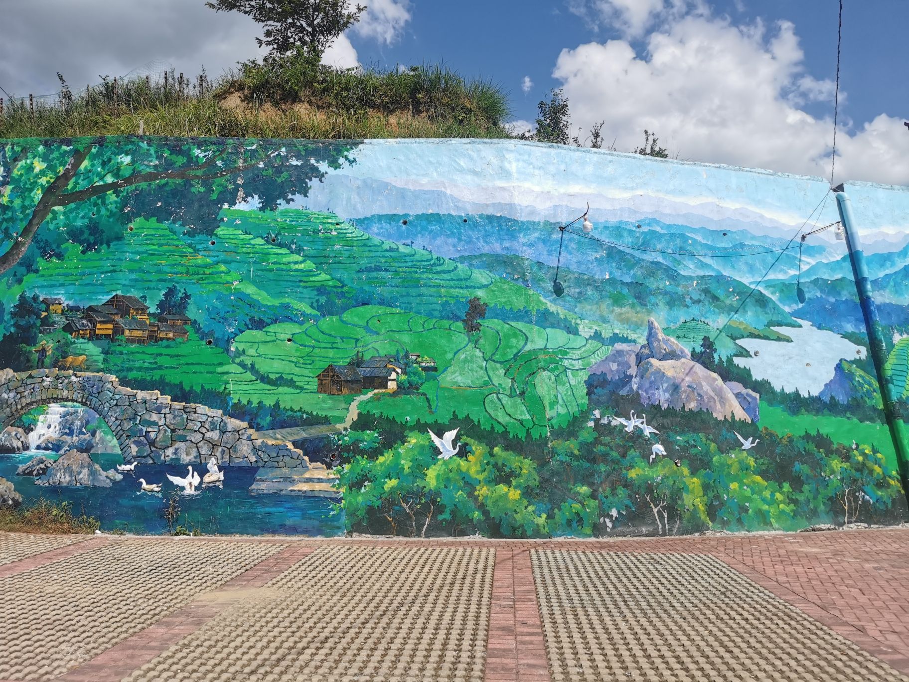 白水洞梯田观景台旅行图片 1