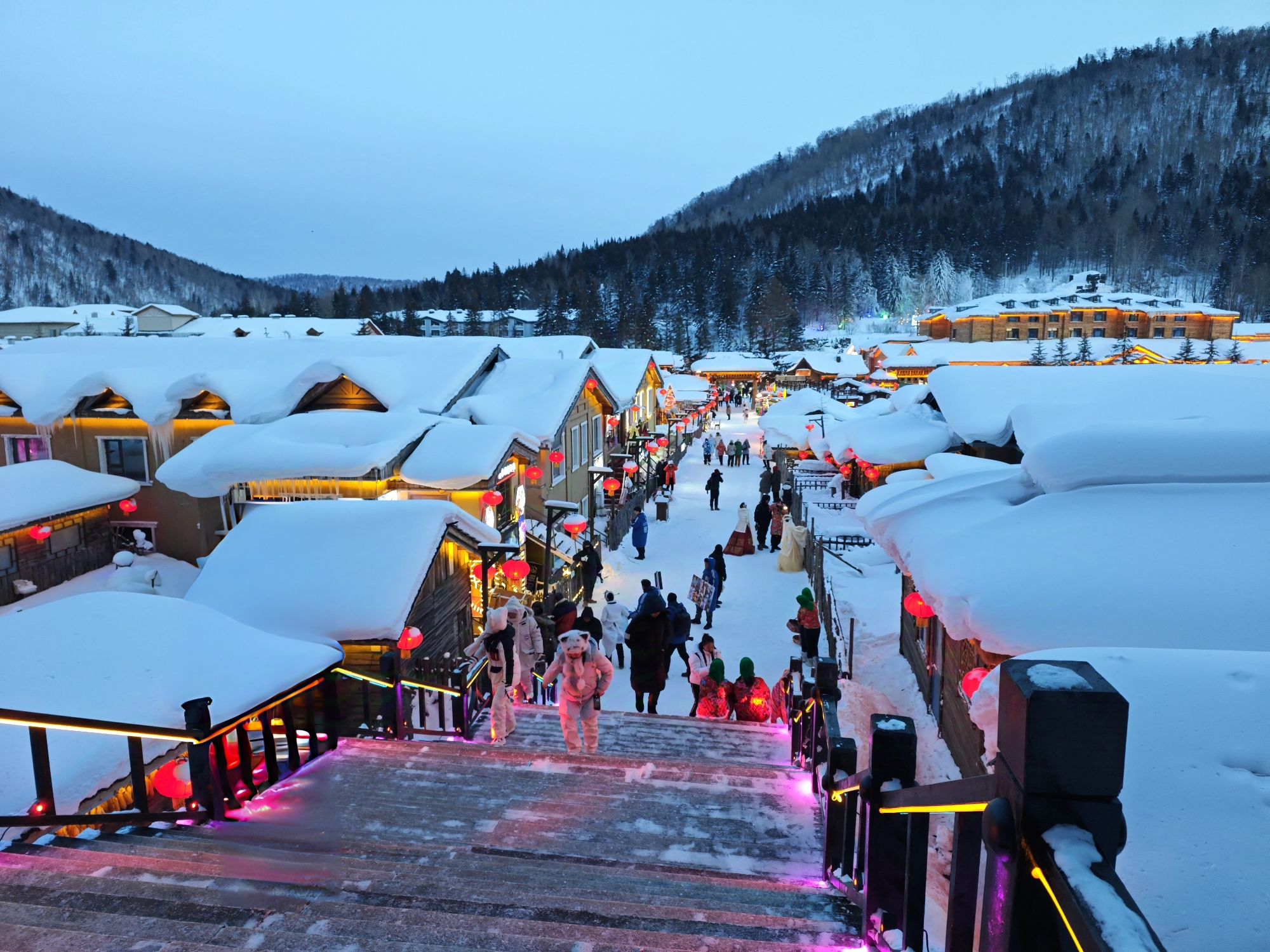中国雪谷雾凇岭景区旅行图片 1